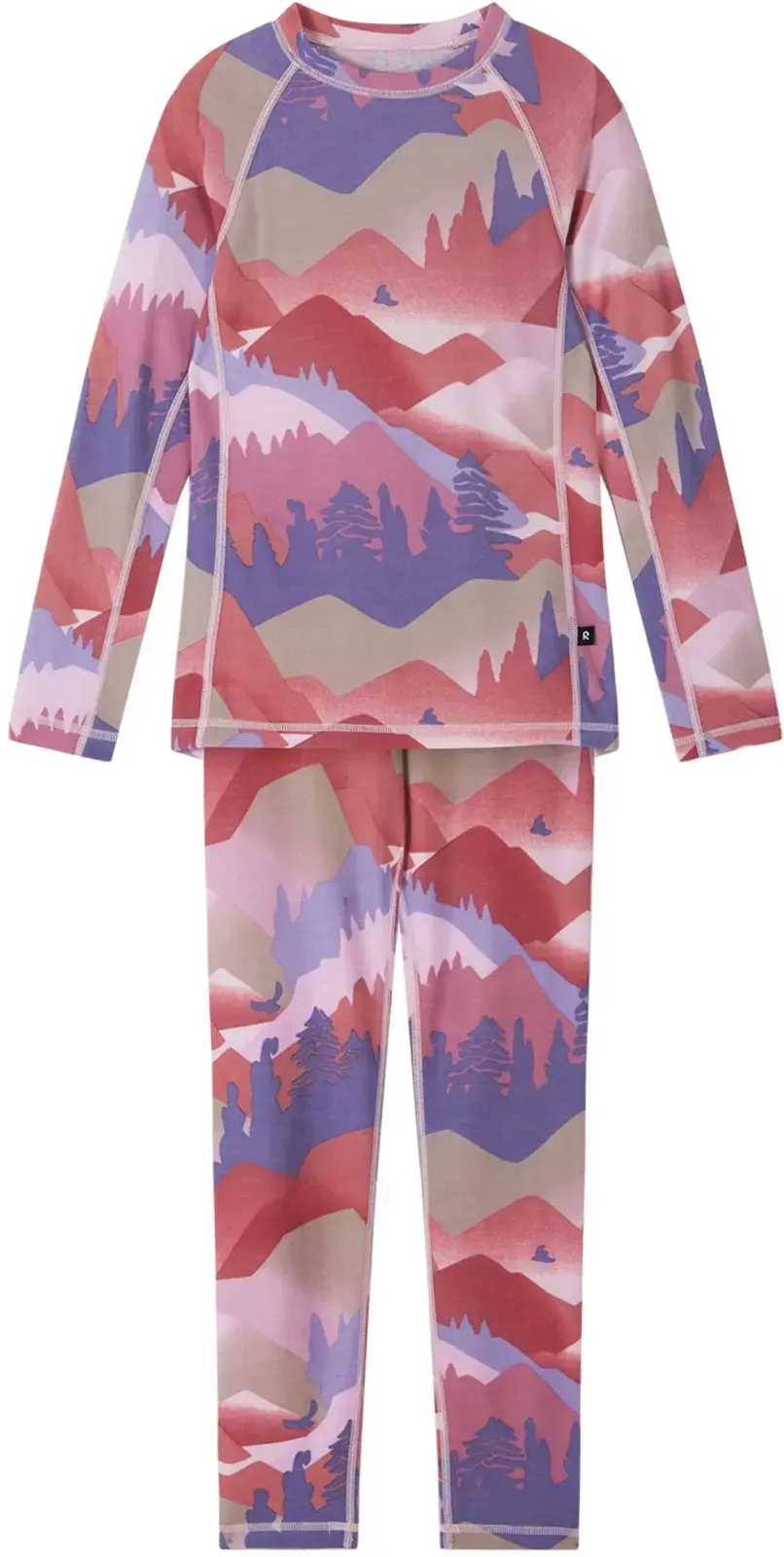 Set dětského funkčního prádla Reima Taitoa - grey pink 120