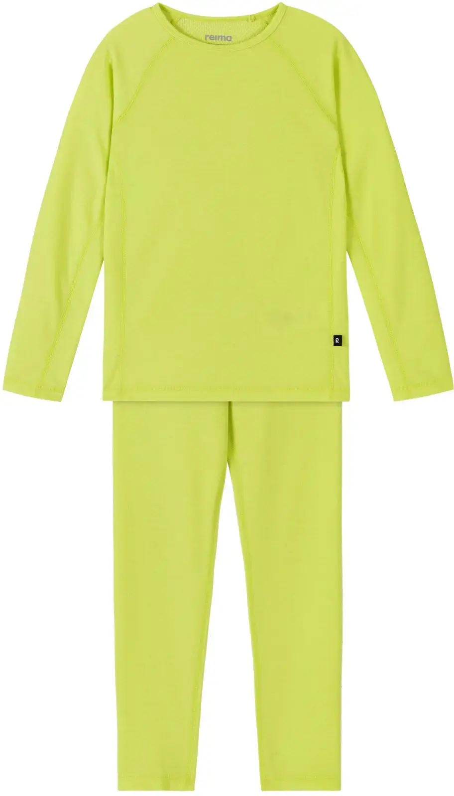 Set dětského funkčního prádla Reima Lani - bright lime 90