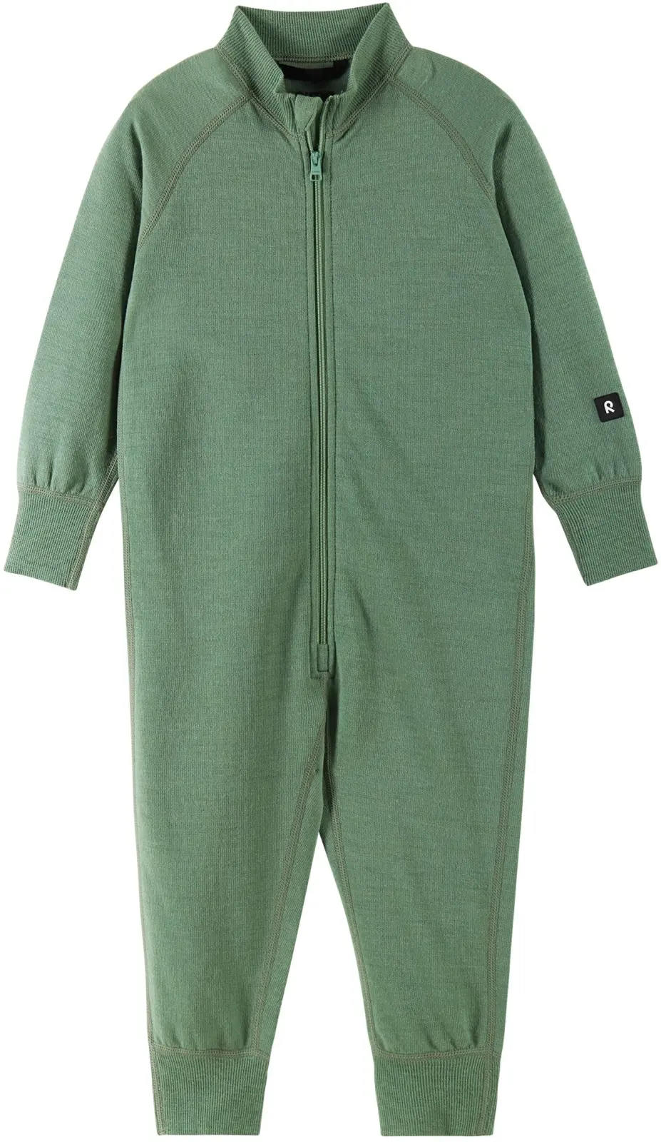 Dětský vlněný overal Reima Parvin - Green Clay 92