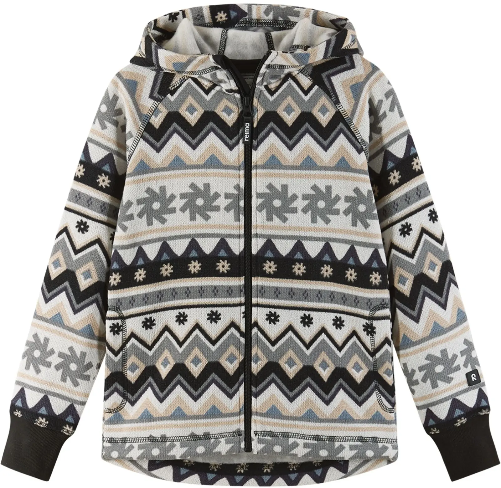 Dětská fleecová mikina Reima Northern - Black 104