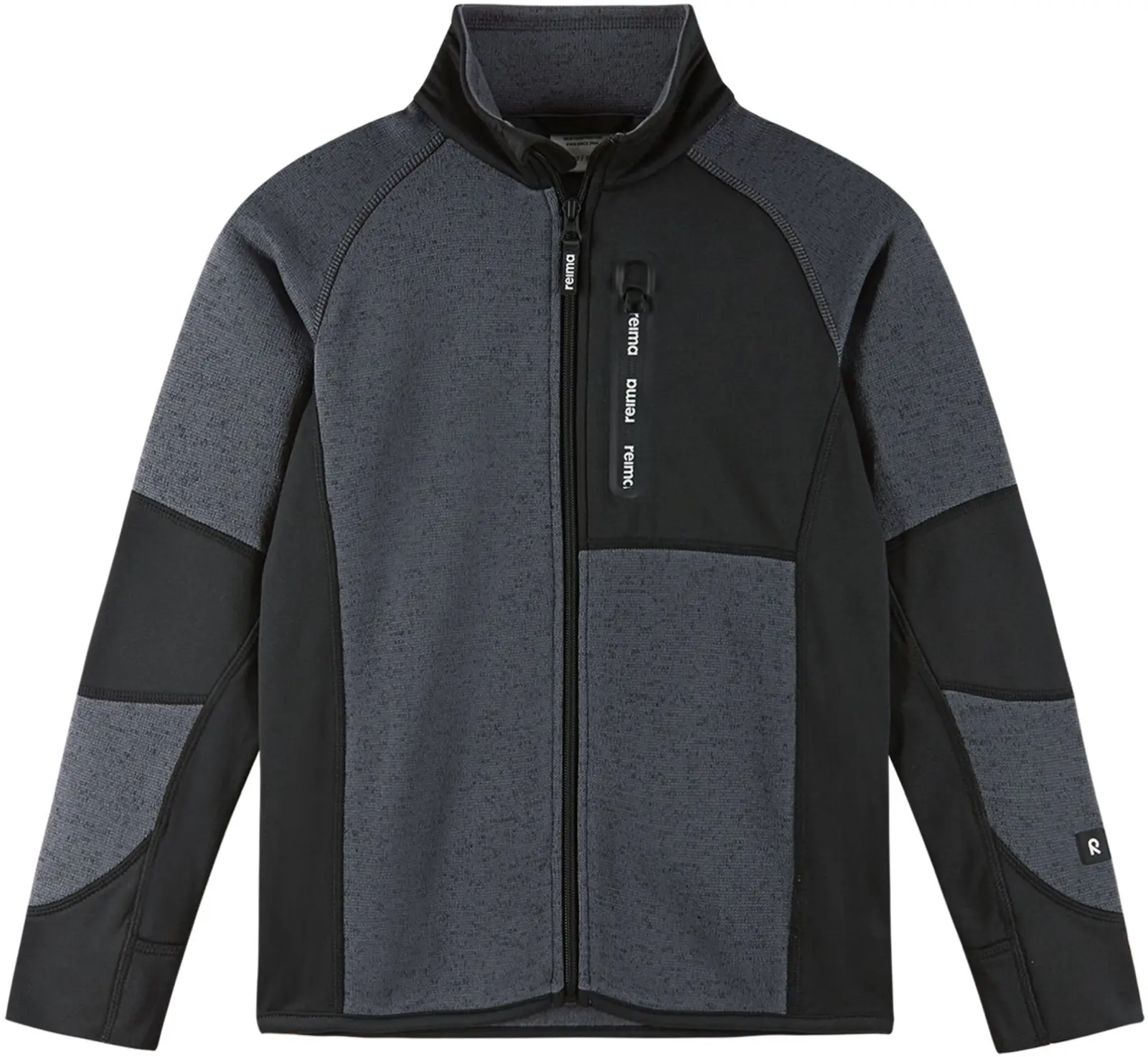 Dětský fleecový svetr Reima Liukuen - Soft black 164