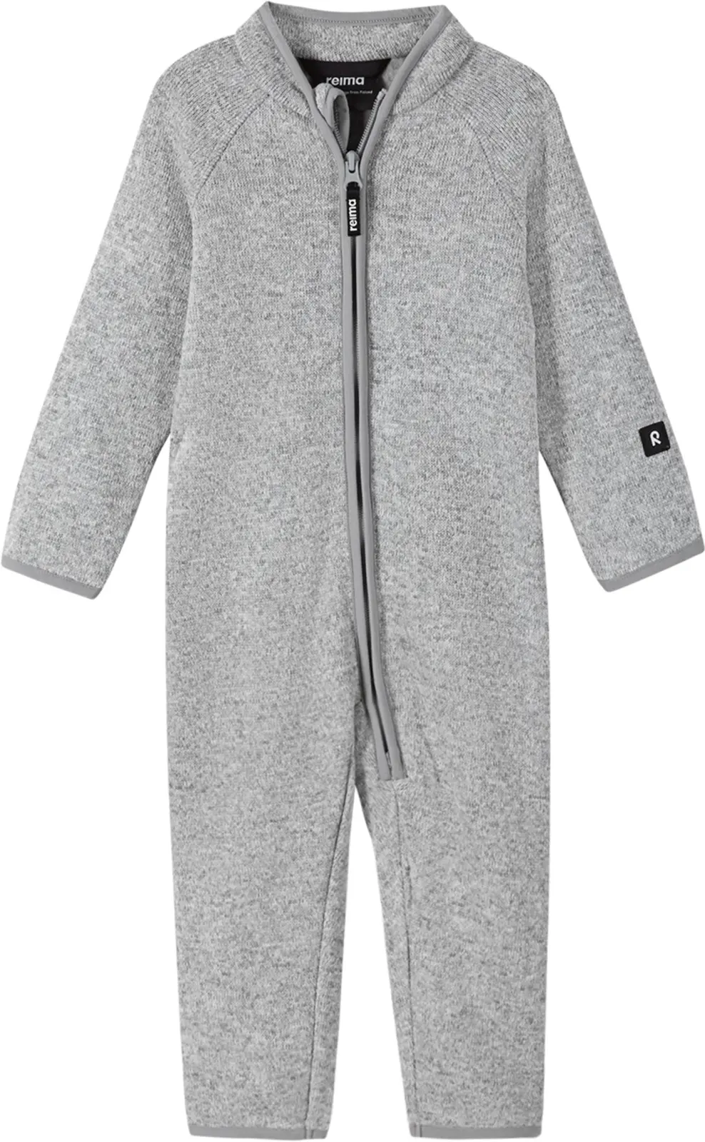 Dětský fleecový overal Reima Tahti - Melange grey 80