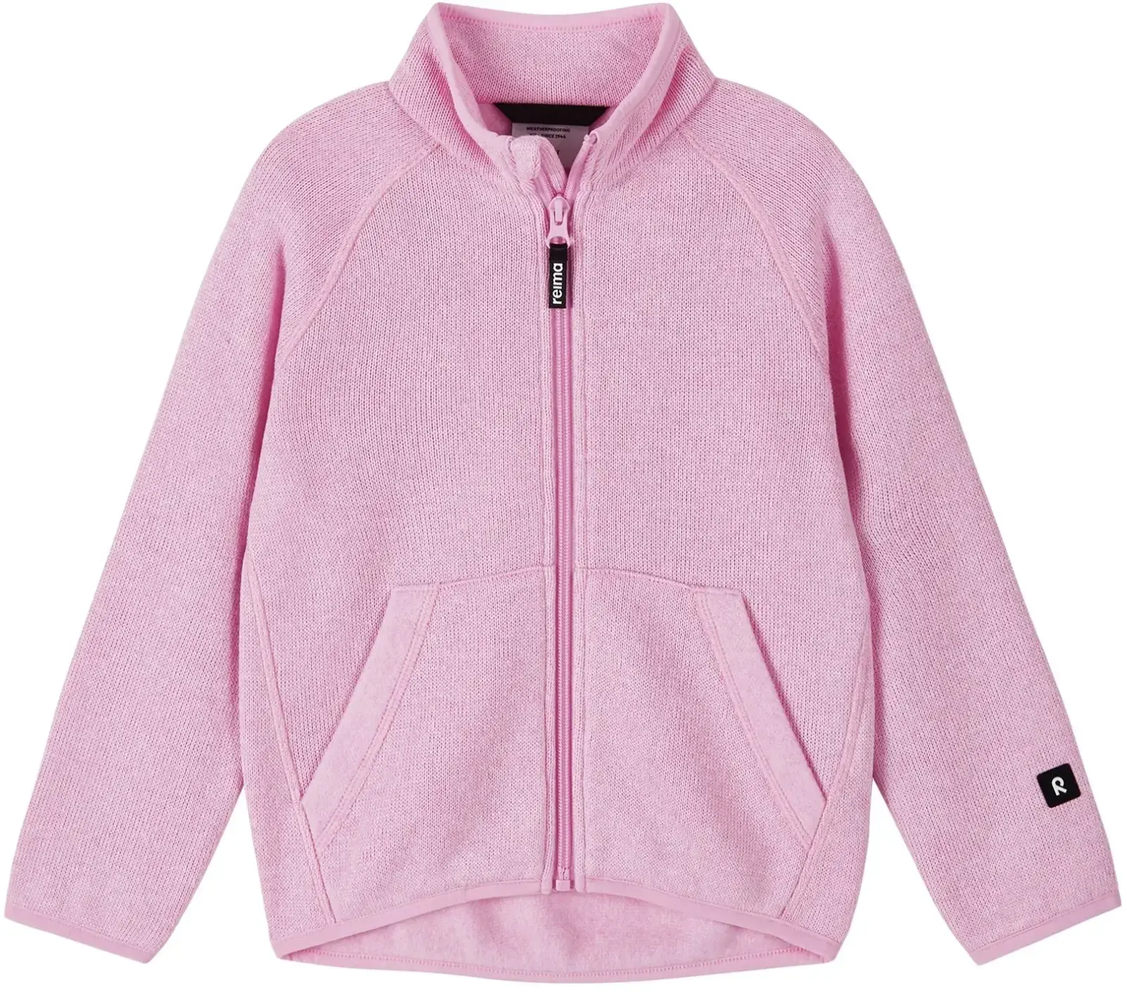 Dětský fleecový svetr Reima Hopper - light heather 110