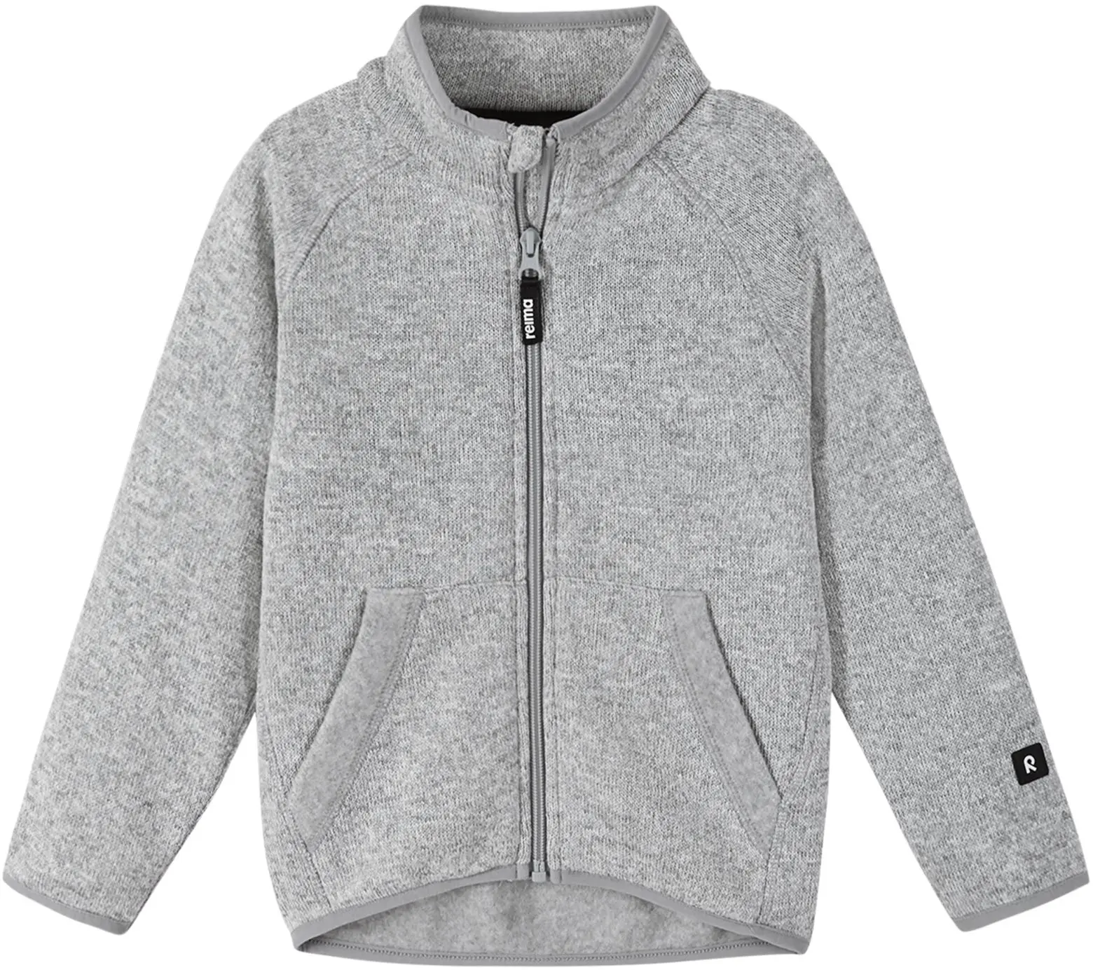 Dětský fleecový svetr Reima Hopper - Melange grey 104