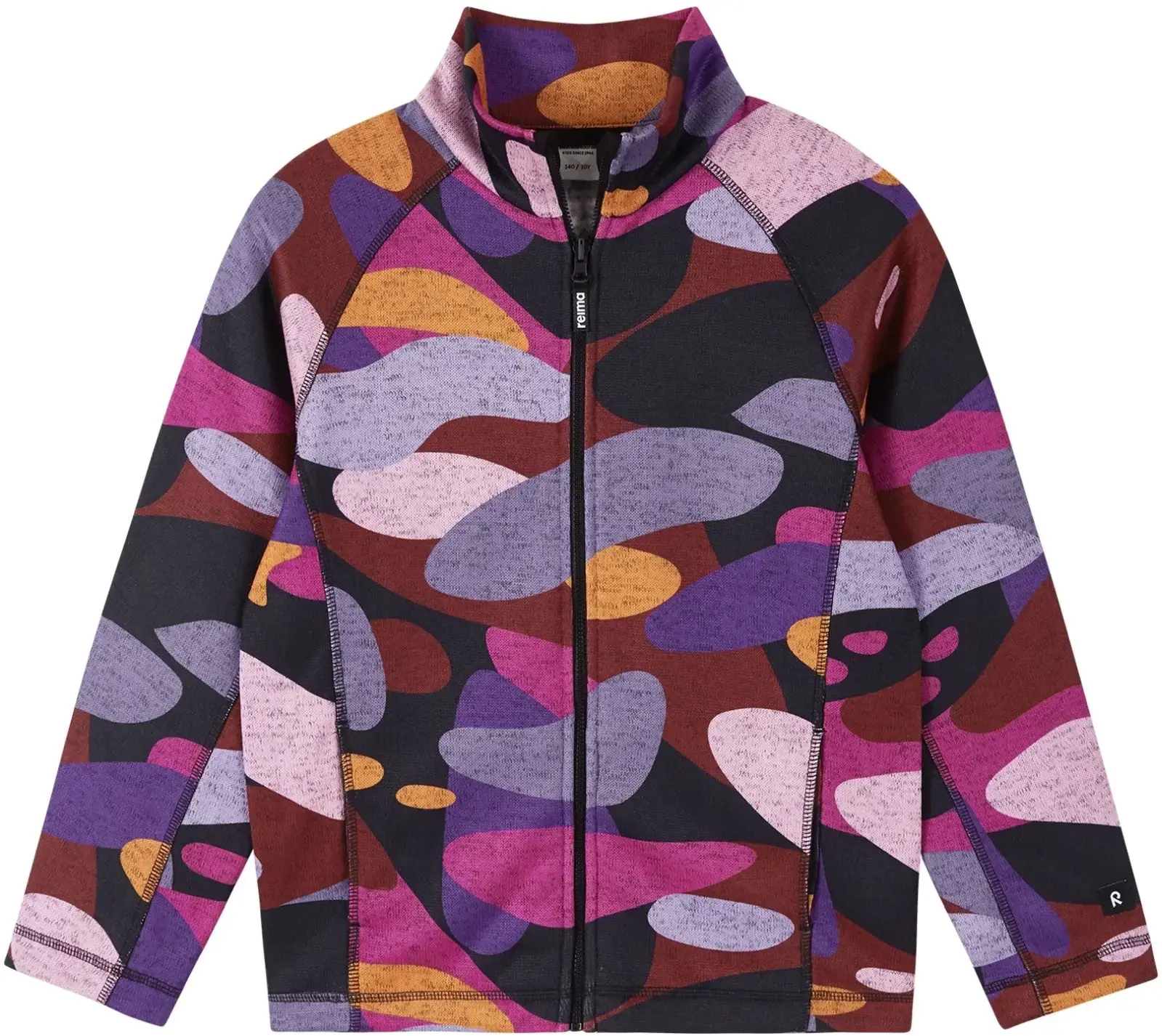 Dětský fleecový svetr Reima Niksini - fucshia 158