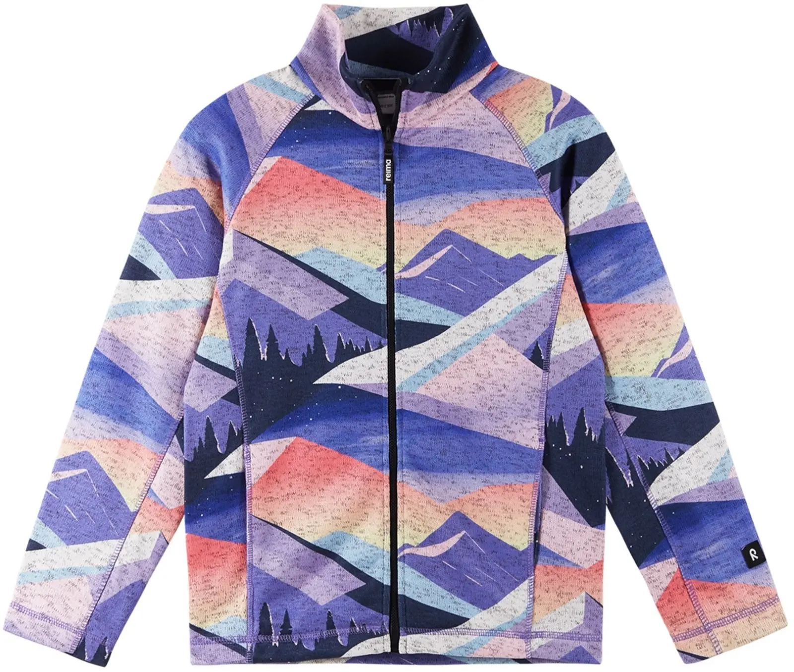 Dětský fleecový svetr Reima Niksini - Breezy Violet 152