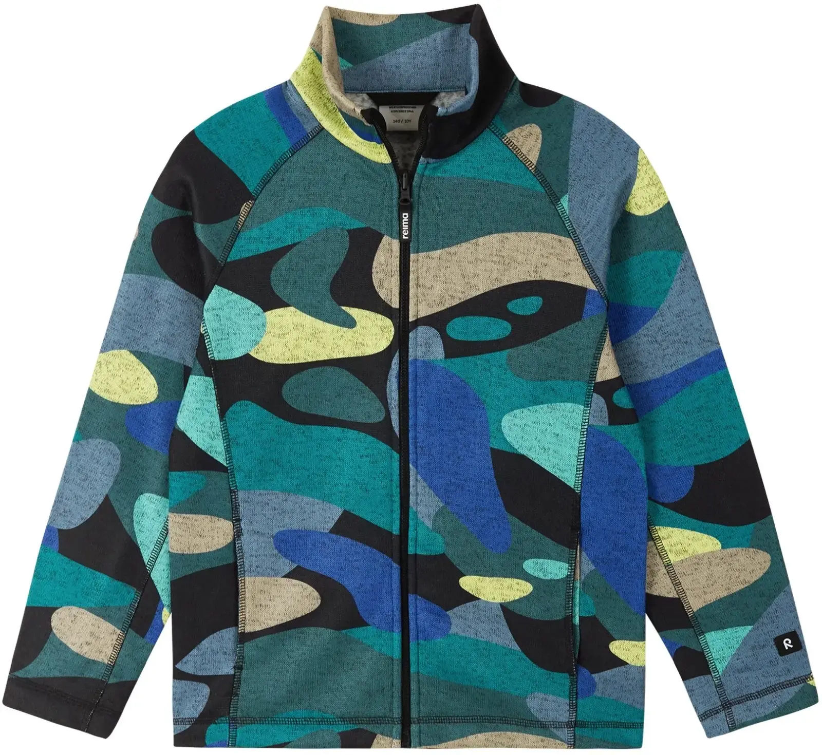 Dětský fleecový svetr Reima Niksini - aquatic blue 122