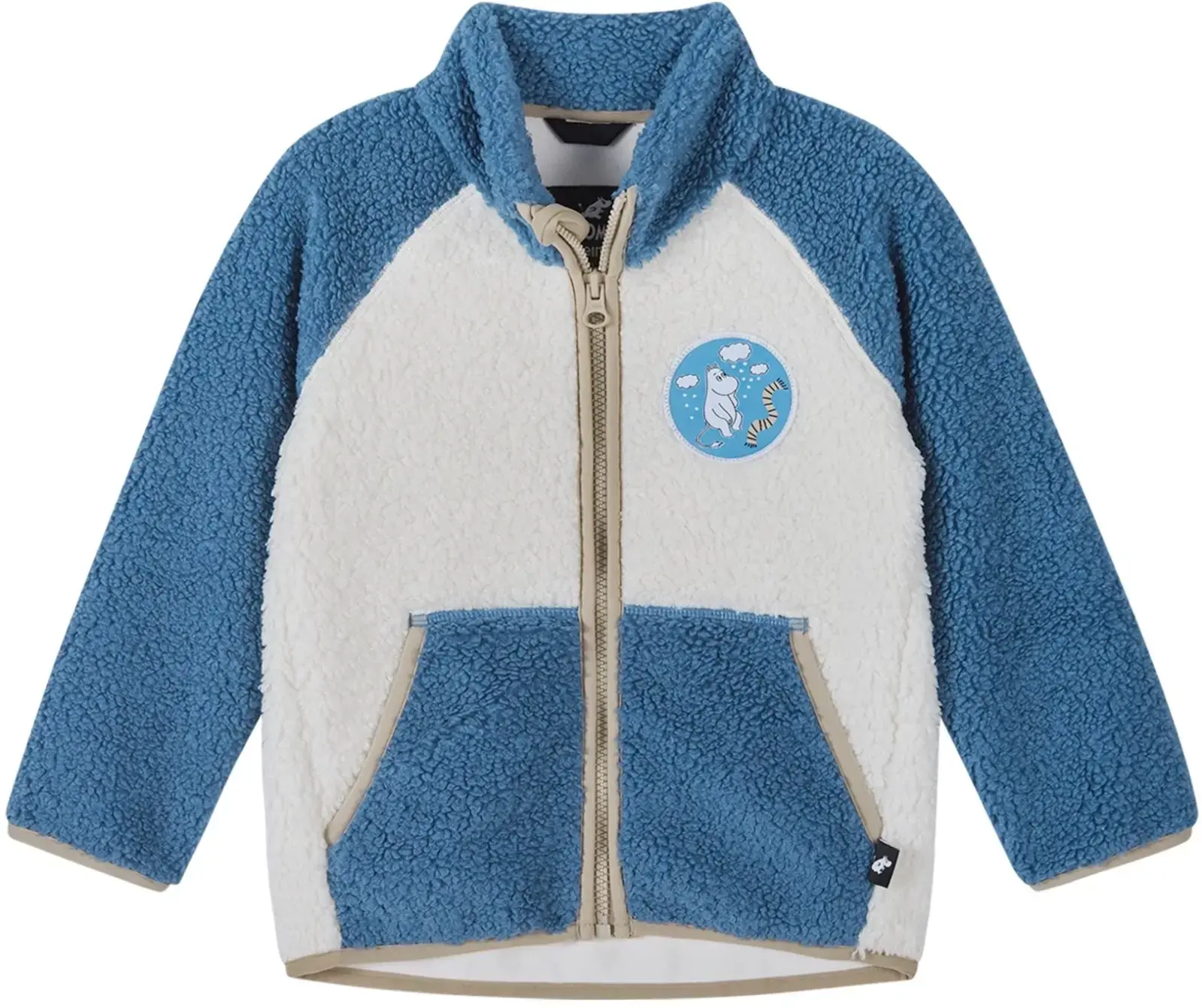 Dětský fleecový svetr Reima Moomin Kramgo - blue ocean 104