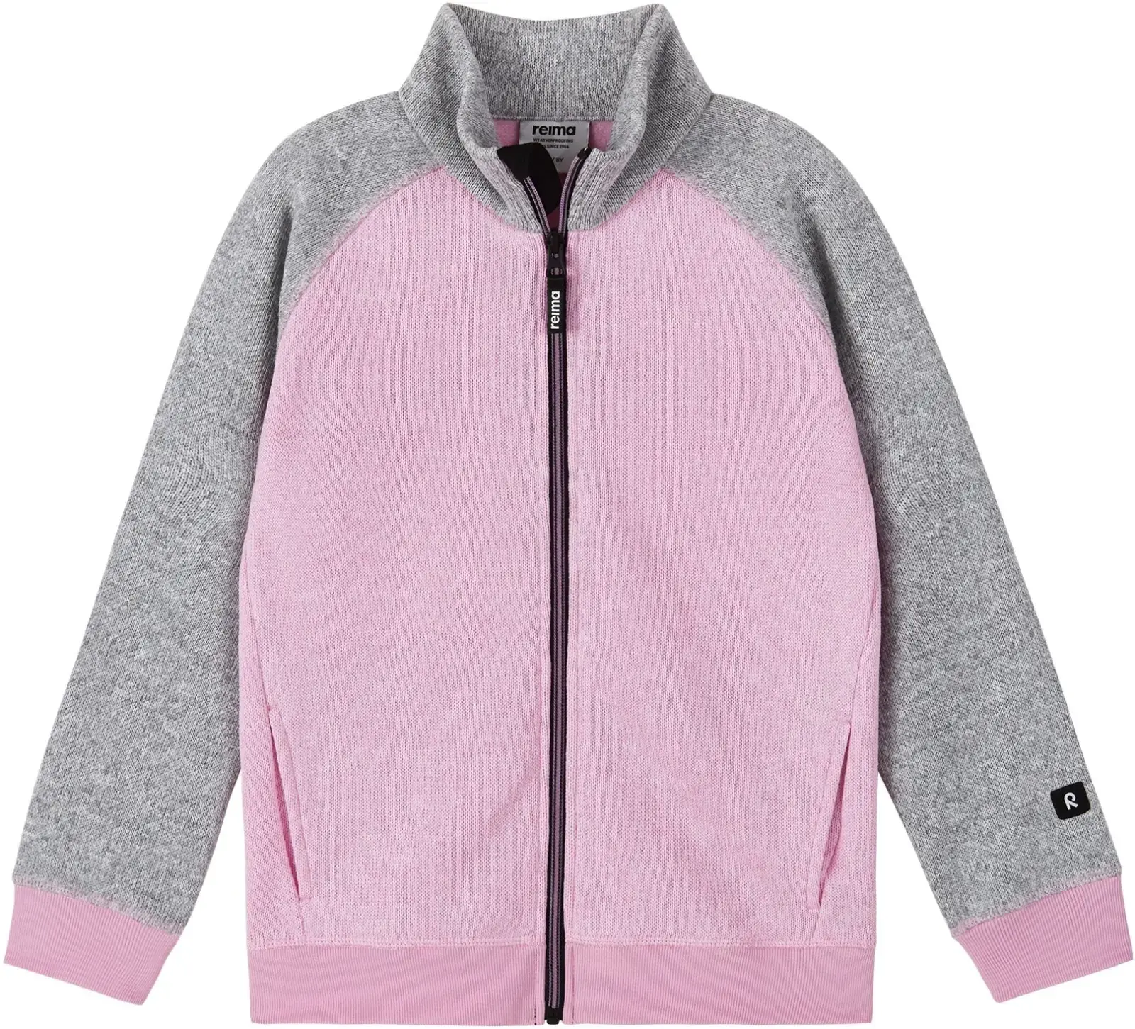 Dětský fleecový svetr Reima Neulomus - light heather 104