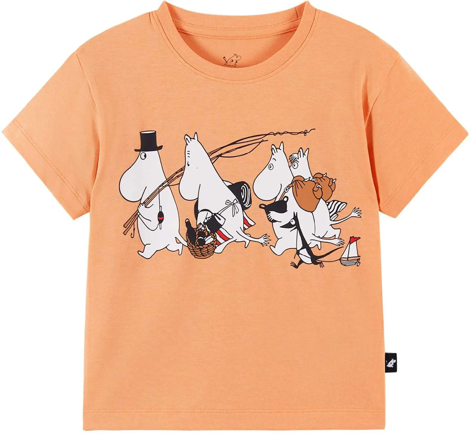 Dětské triko Reima Moomin Gosa - Apricot 86