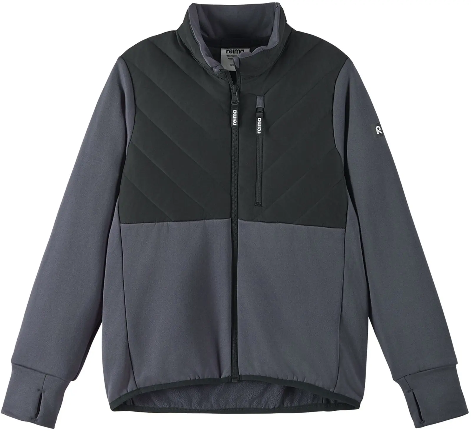 Dětský svetr Reima Vaihtari - Soft black 152