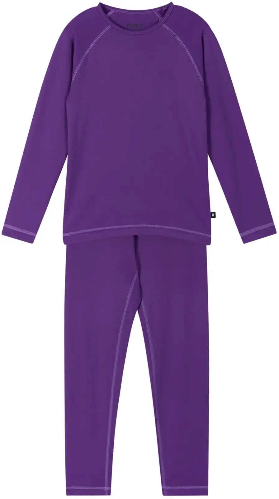 Set dětského funkčního prádla Reima Lampo - plum purple 130