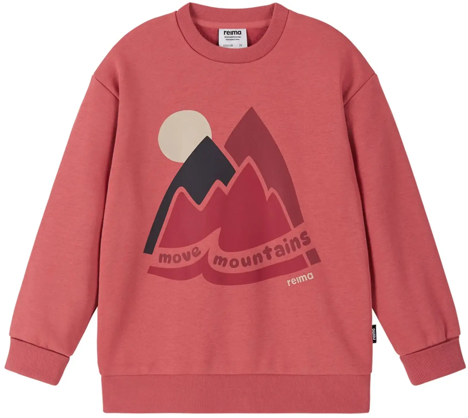 Dětská mikina Reima Collari - red clay 110-116