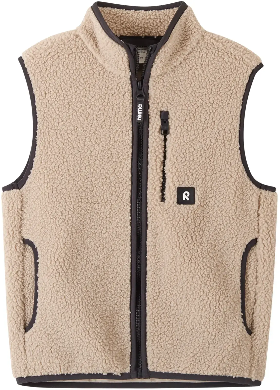 Dětská fleecová vesta Reima Tupas - earthy beige 152
