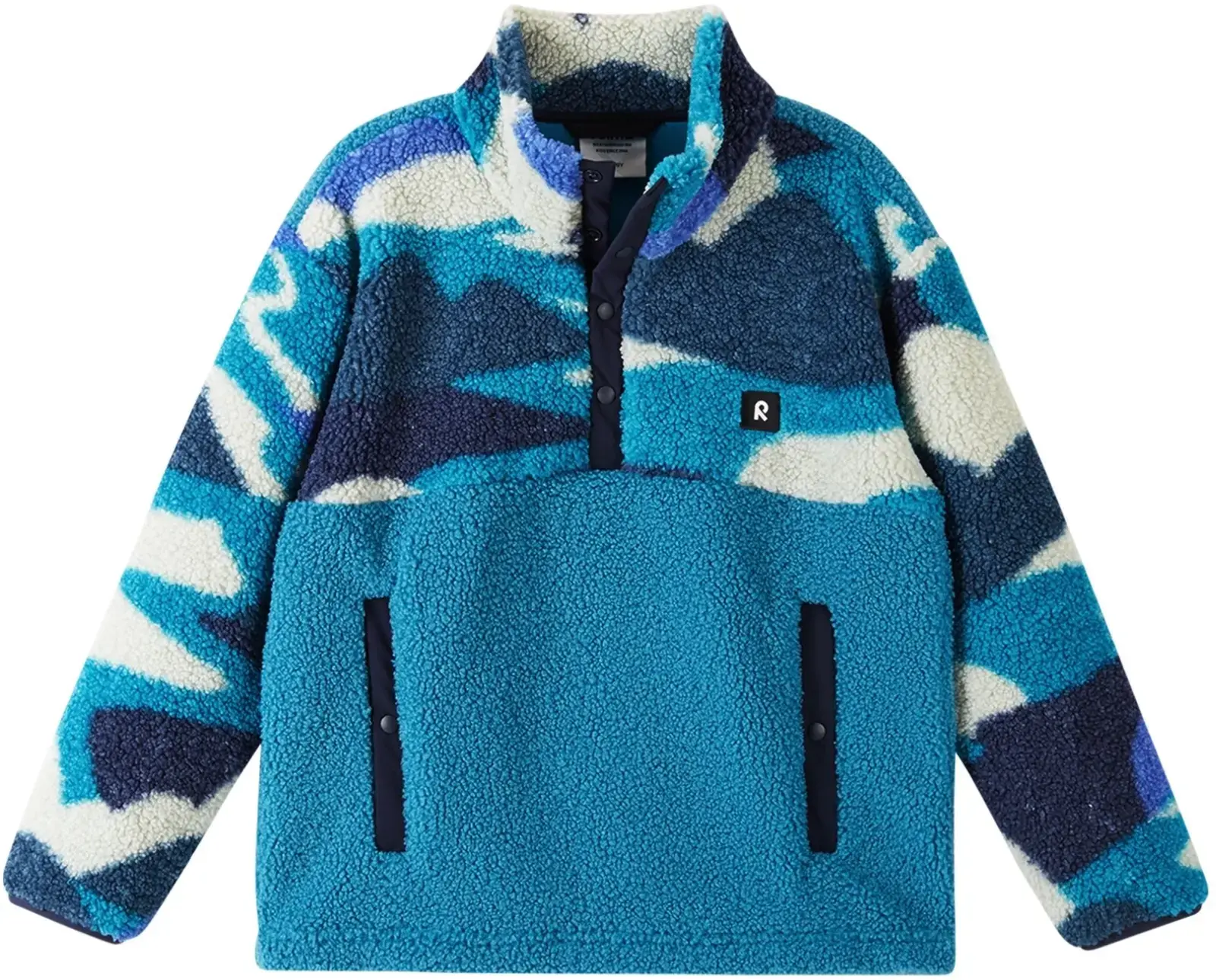 Dětský fleecový svetr Reima Muhku - sparkly blue 152