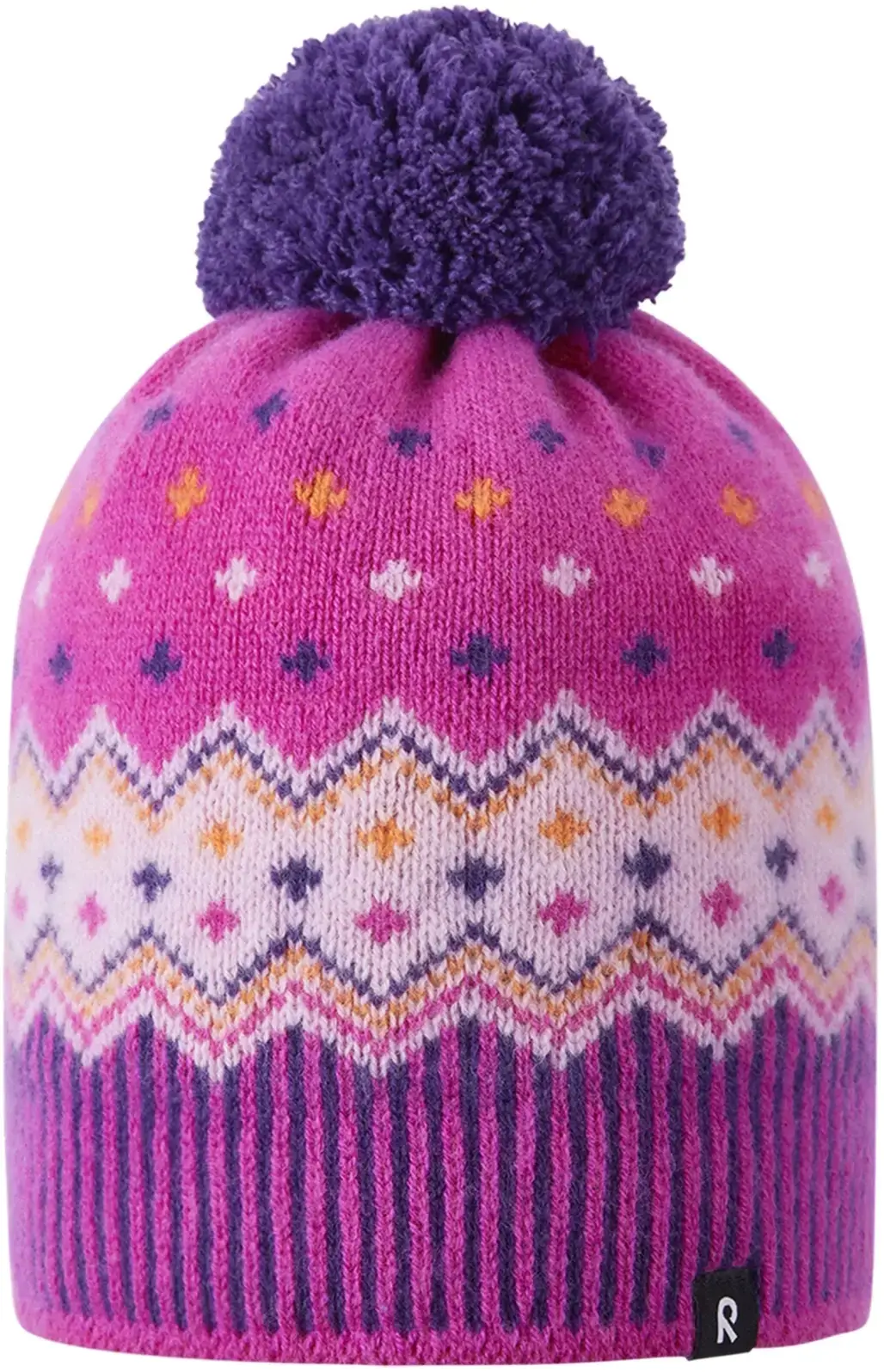 Dětská čepice Reima Pohjoinen - plum purple 56-58