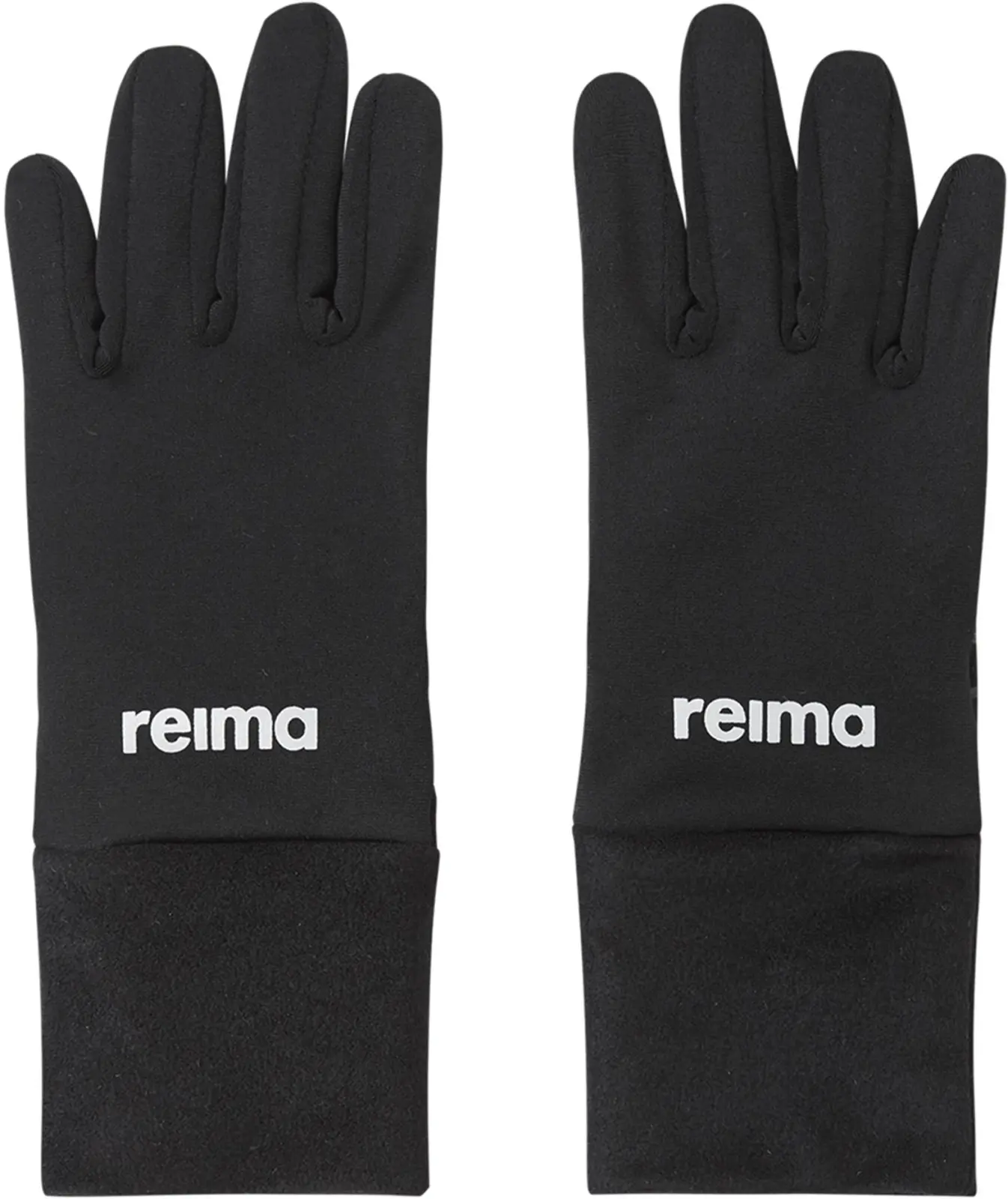 Dětské pletené rukavice Reima Loisto - Black 7-8