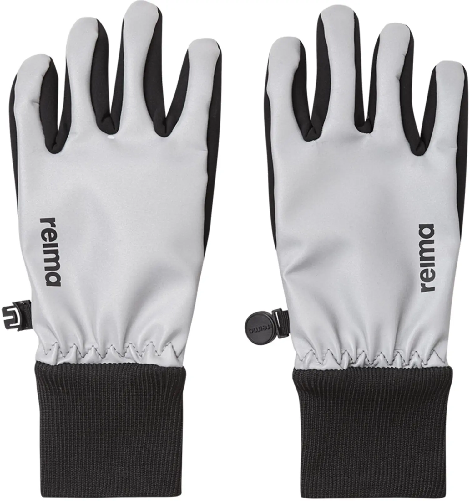 Dětské softshellové rukavice Reima Heippa - Silver 4