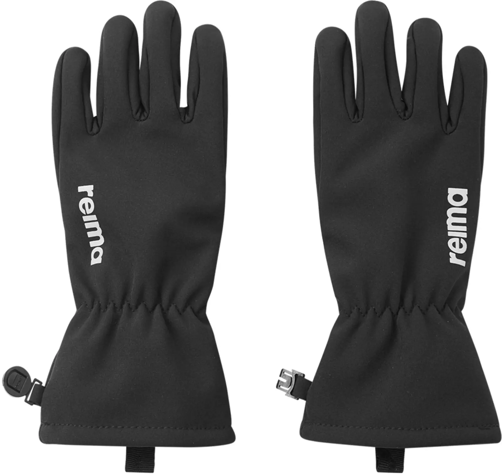 Dětské softshellové rukavice Reima Tehden - Black 6