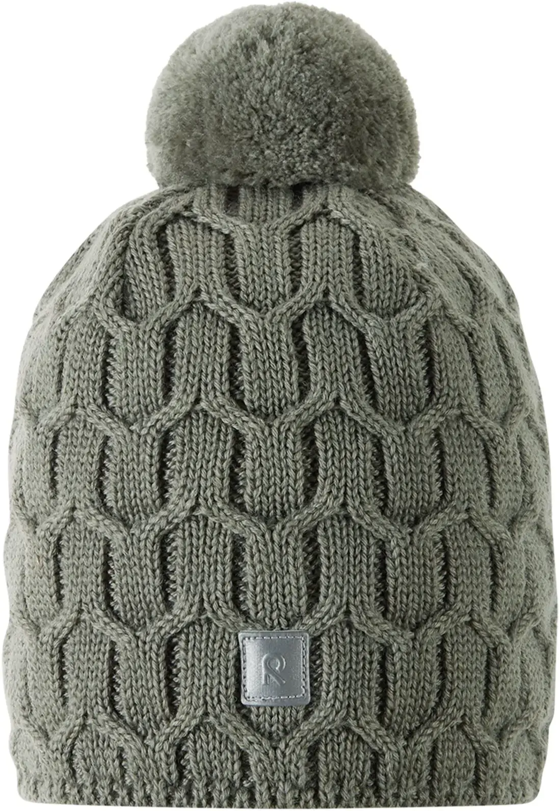 Dětská zimní čepice Reima Nyksund - greyish green 50