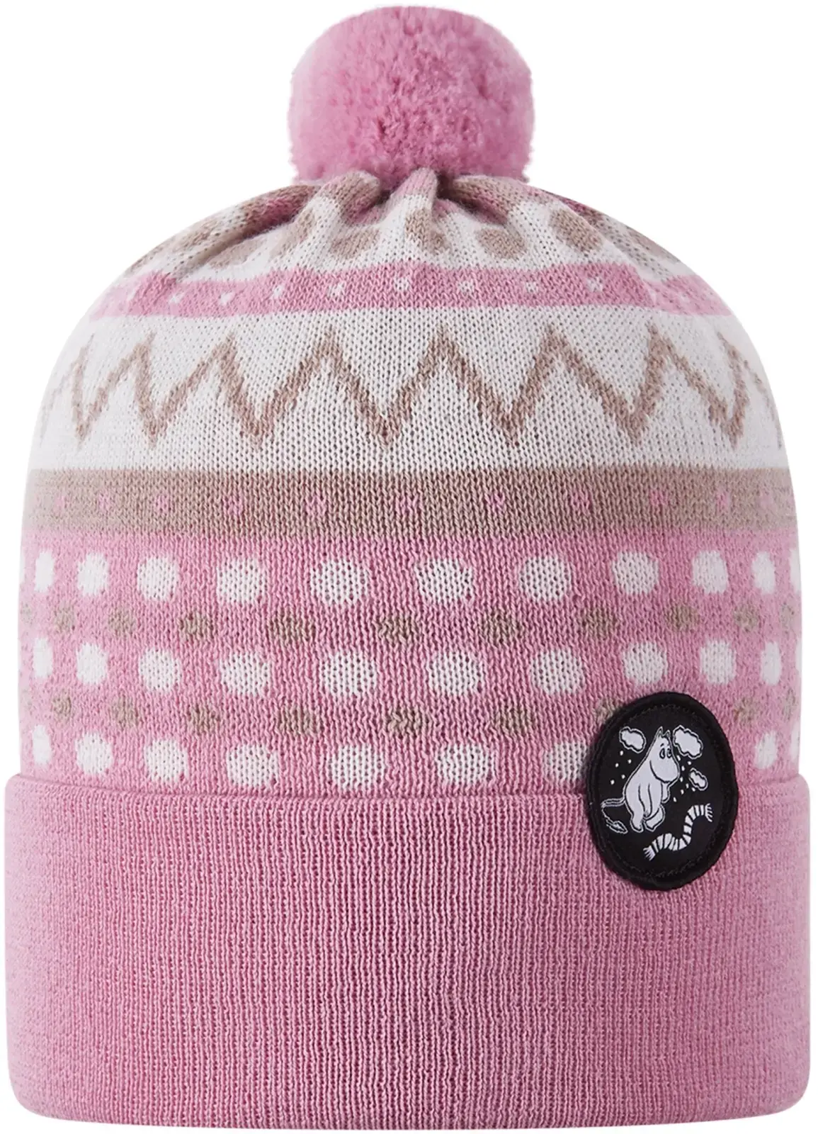 Dětská čepice Reima Moomin Flinga - grey pink 44-46