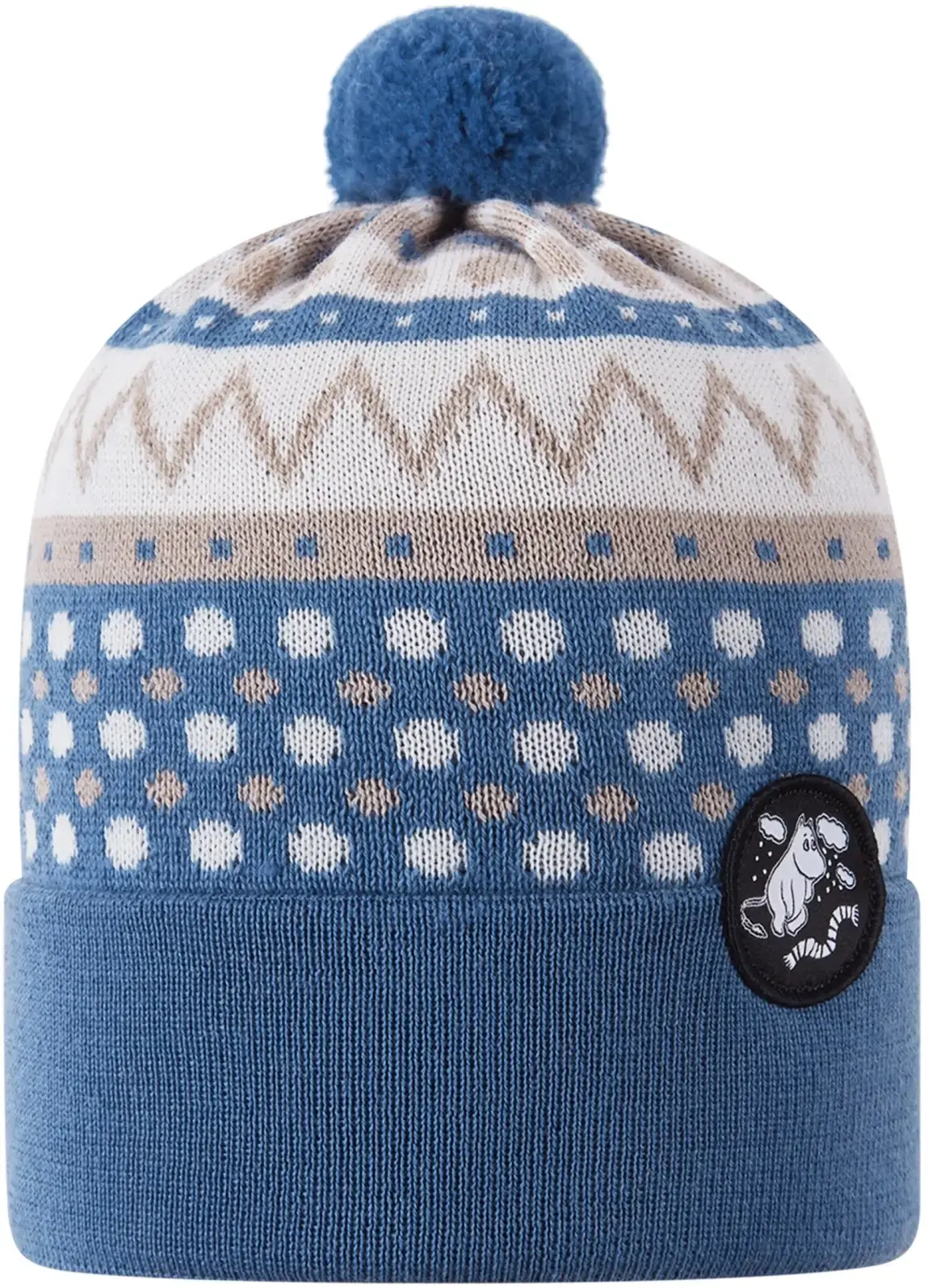 Dětská čepice Reima Moomin Flinga - blue ocean 48-50