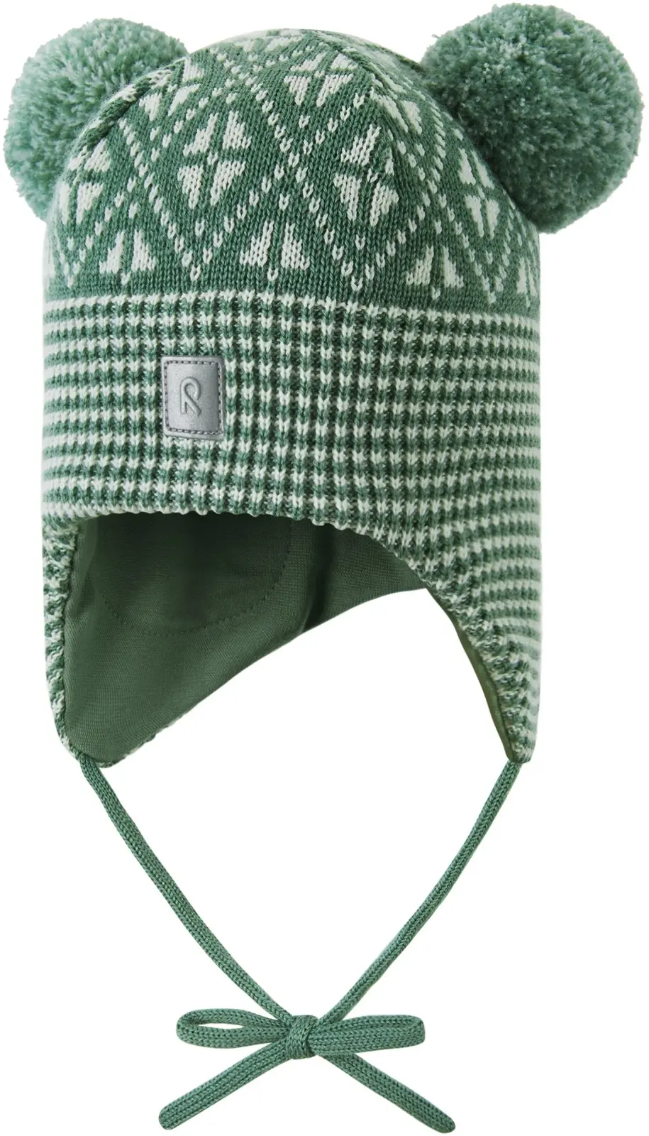 Dětská čepice Reima Kuuru - Green Clay 48