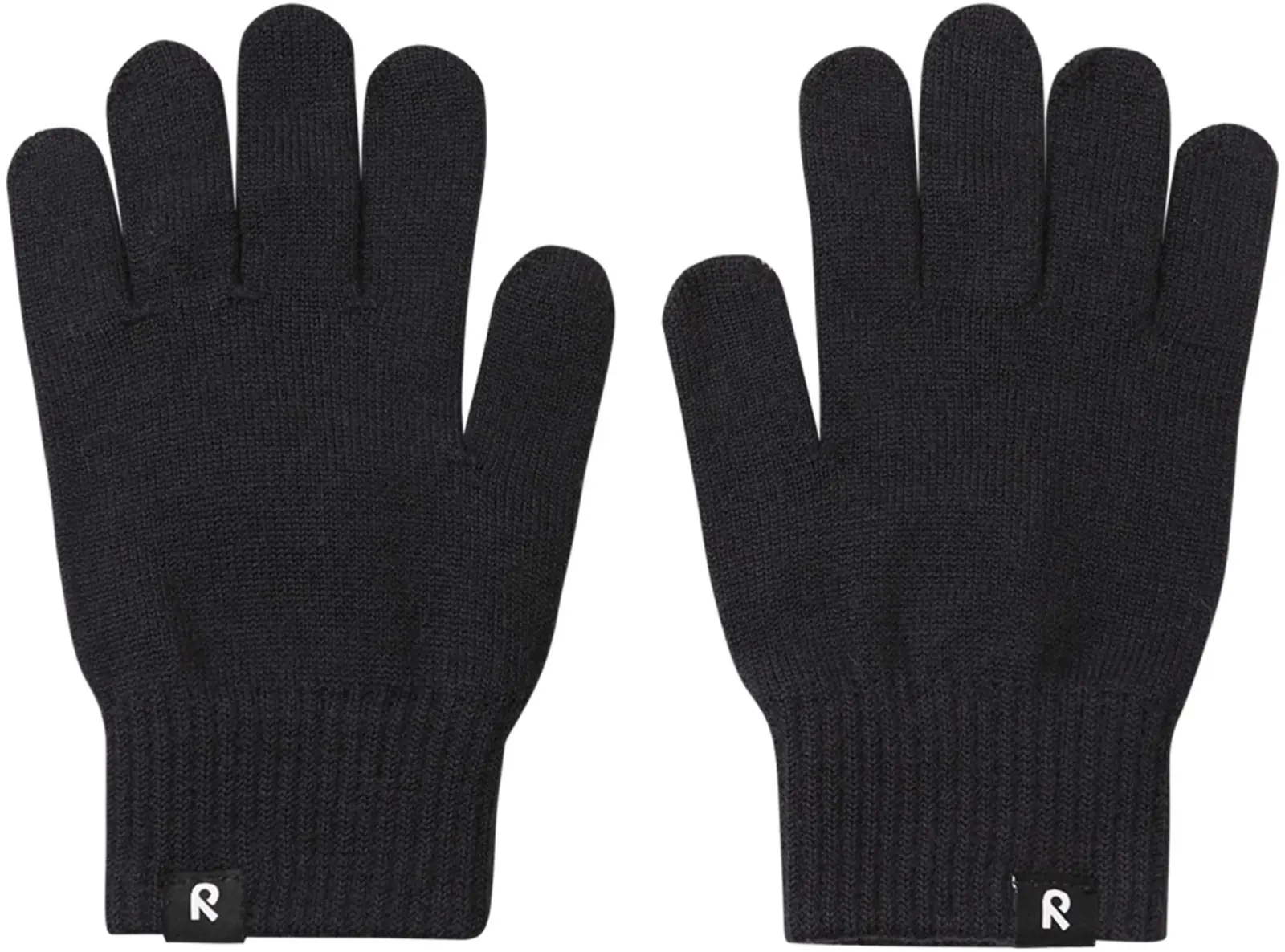 Dětské pletené rukavice Reima Nappaus - Black 3-4