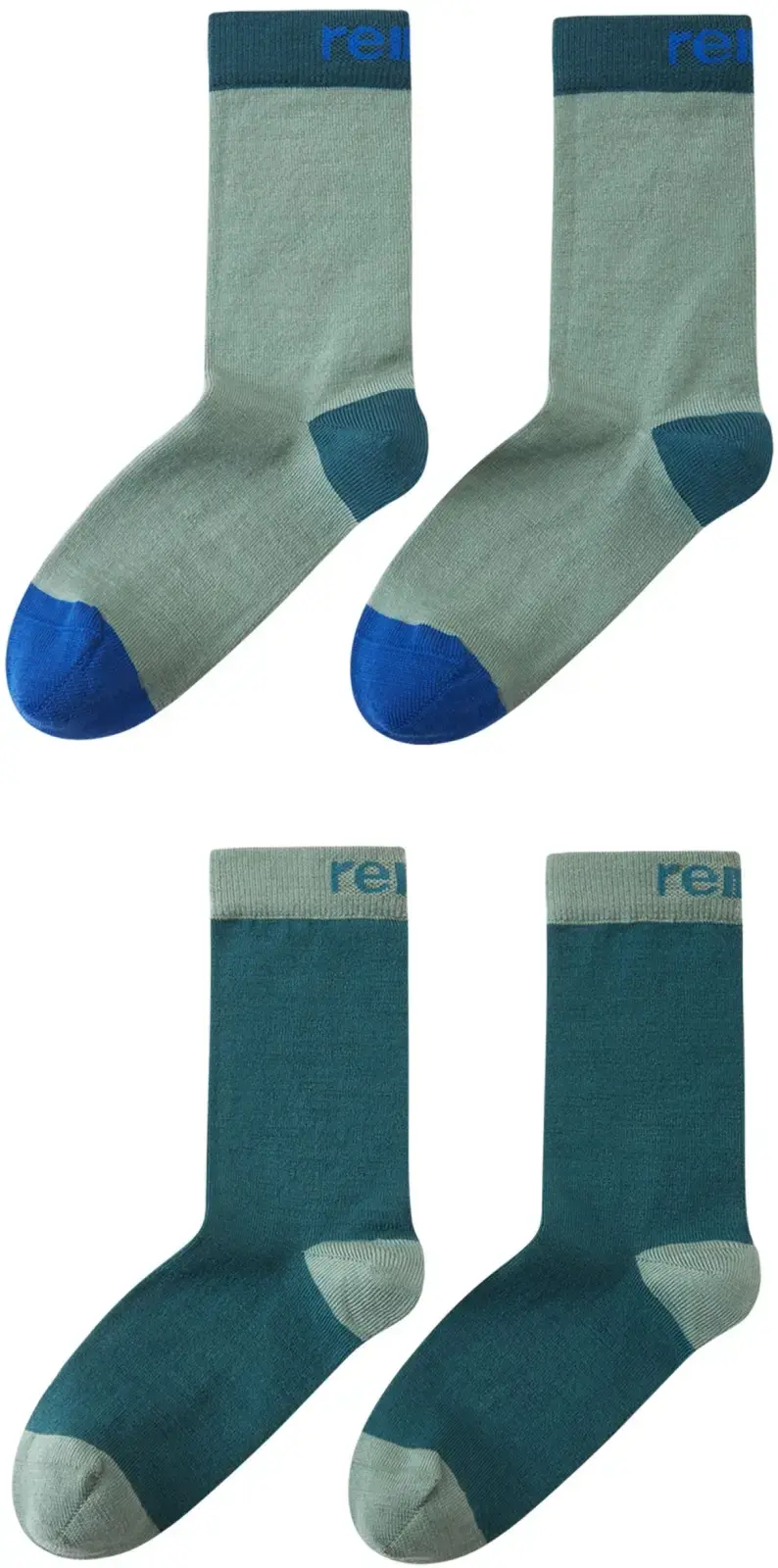 Dětské ponožky Reima Parit - dark teal 38-41
