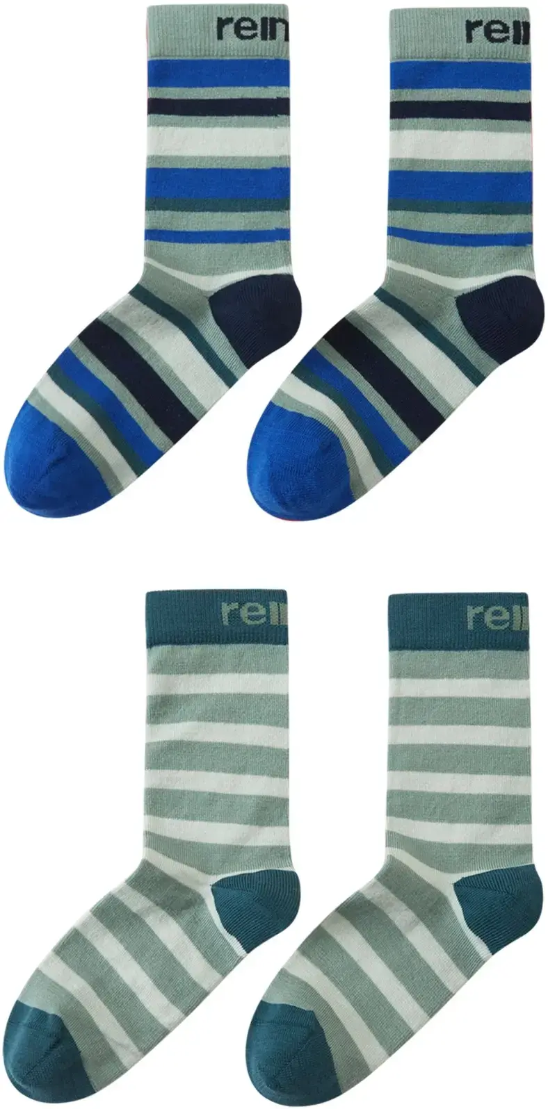 Dětské ponožky Reima Parit - stone green 19-21
