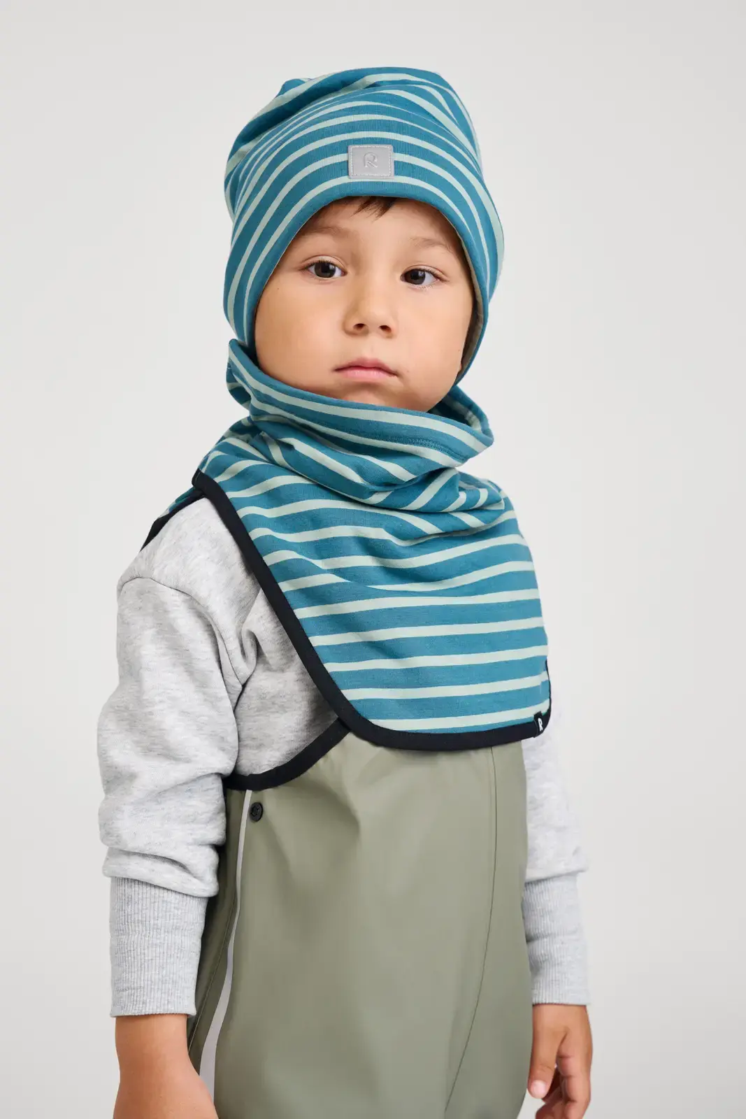 Dětský nákrčník Reima Lapat - dark teal uni