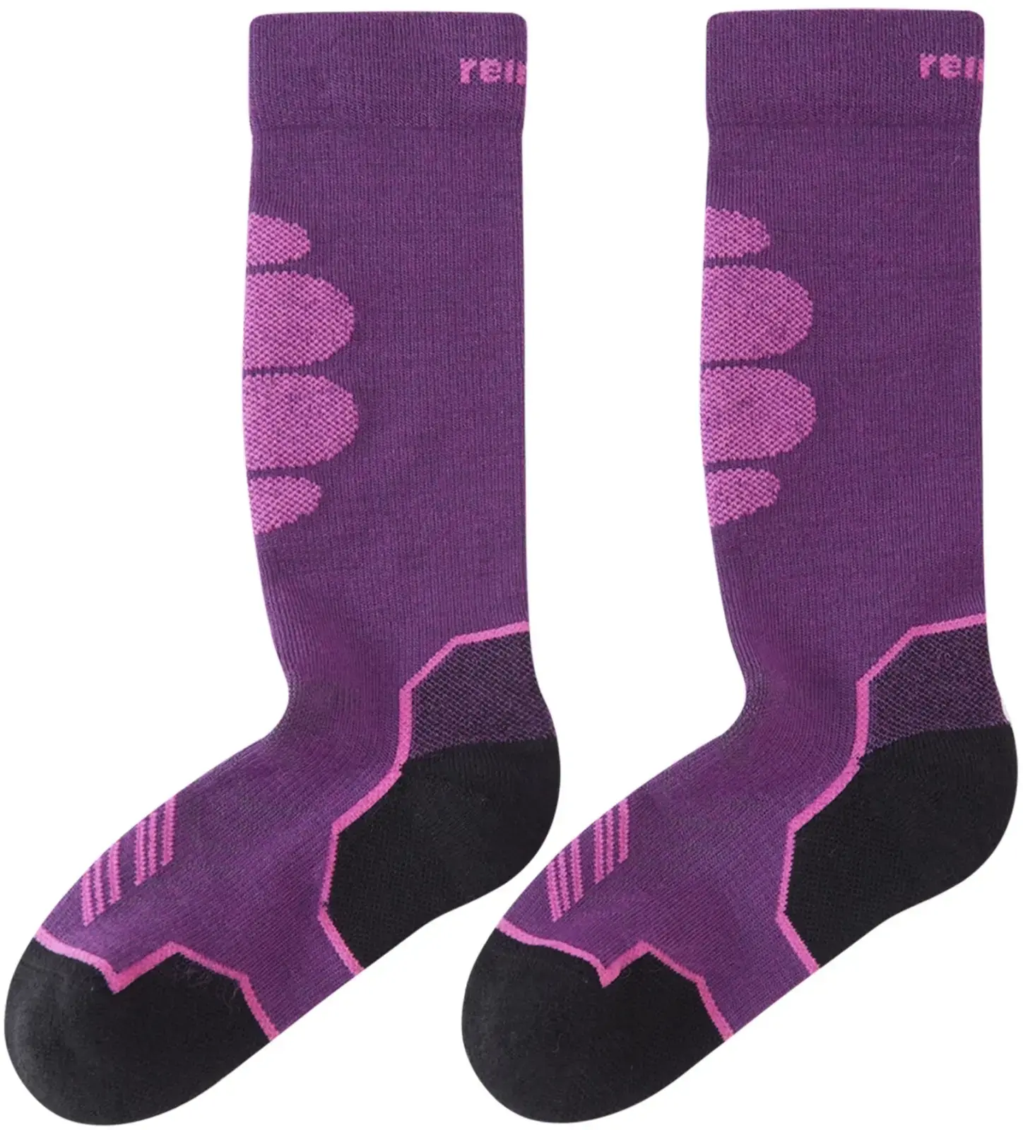 Dětské ponožky Reima Atleetti - plum purple