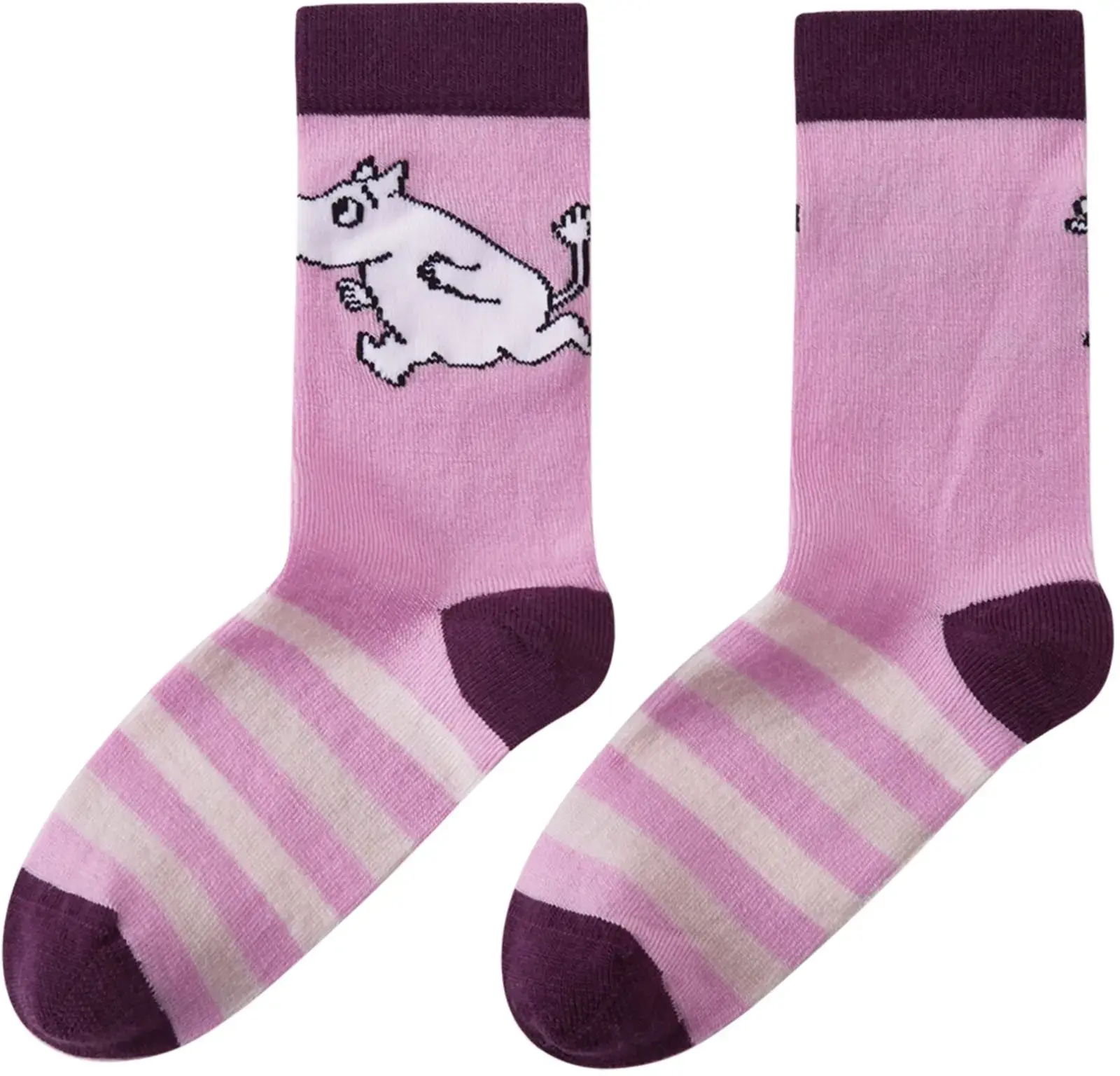 Dětské ponožky Reima Moomin Randig - grey pink 30-33