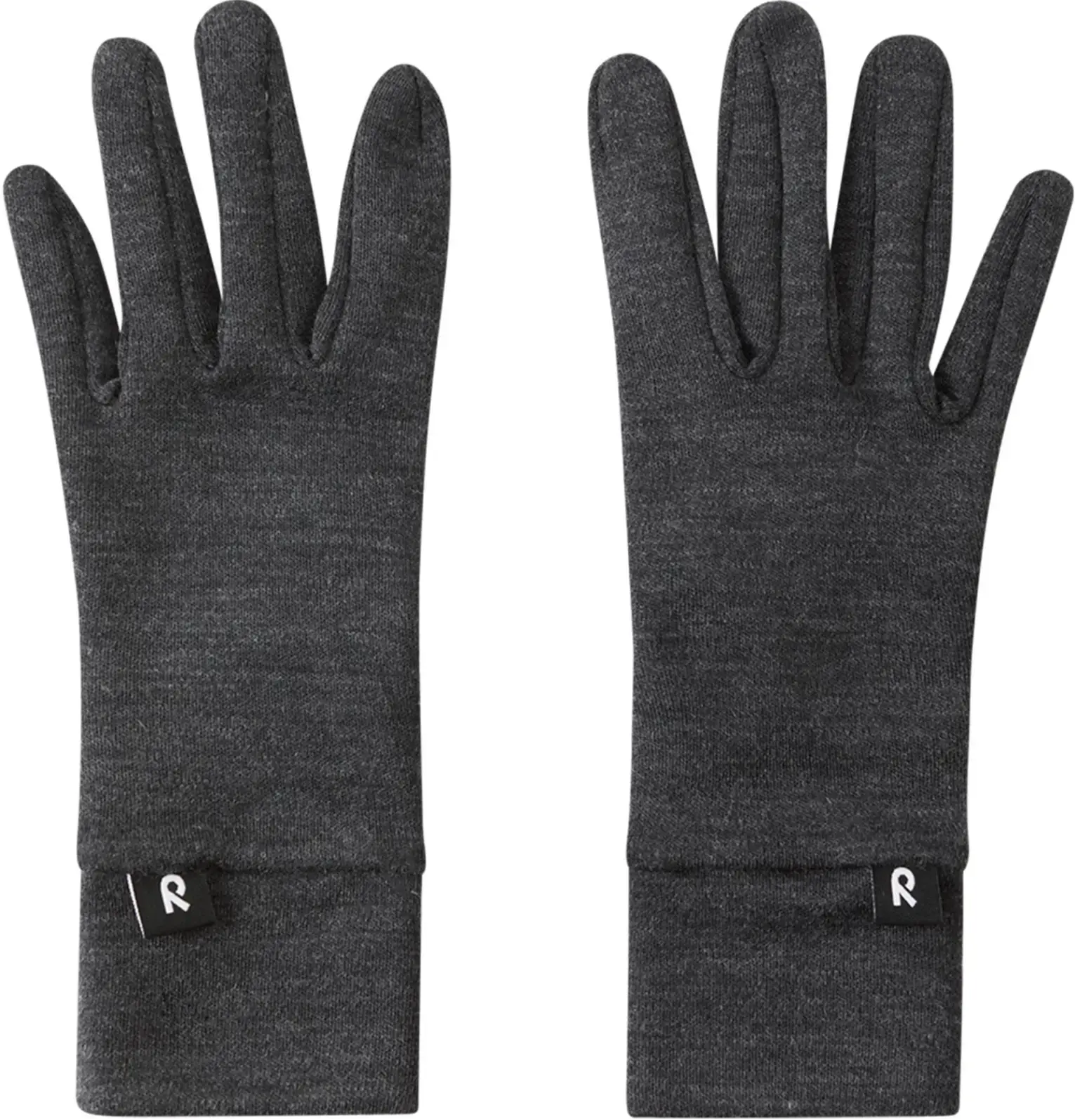Dětské rukavice Reima Etsin - black melange 5-6