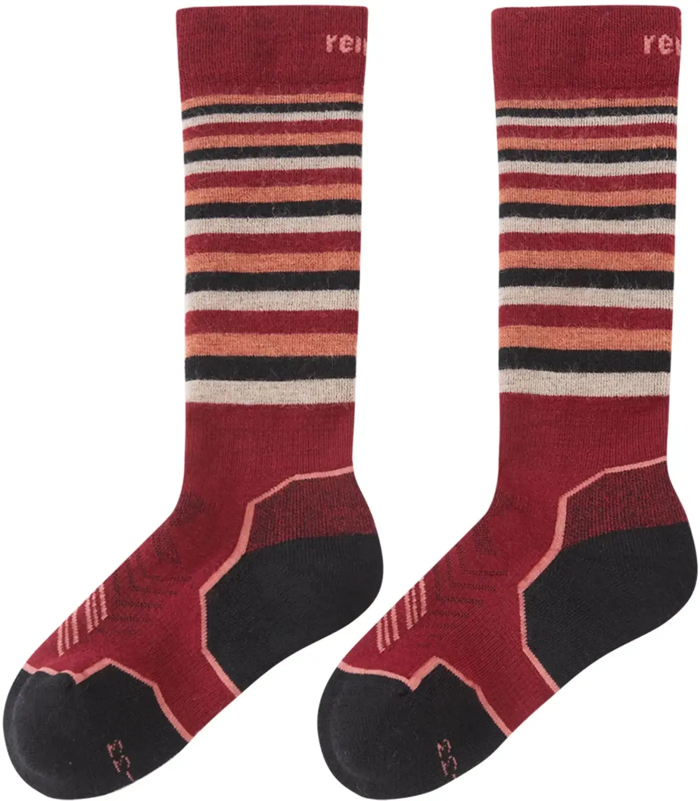 Dětské ponožky Reima Suksille - cranberry 26-29
