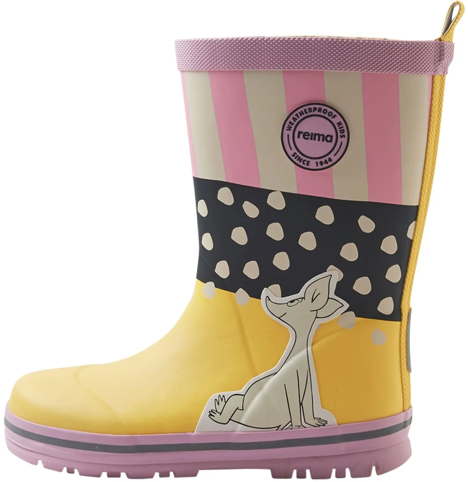 Dětské boty do deště Reima Magisk Moomin - Light orchid 20