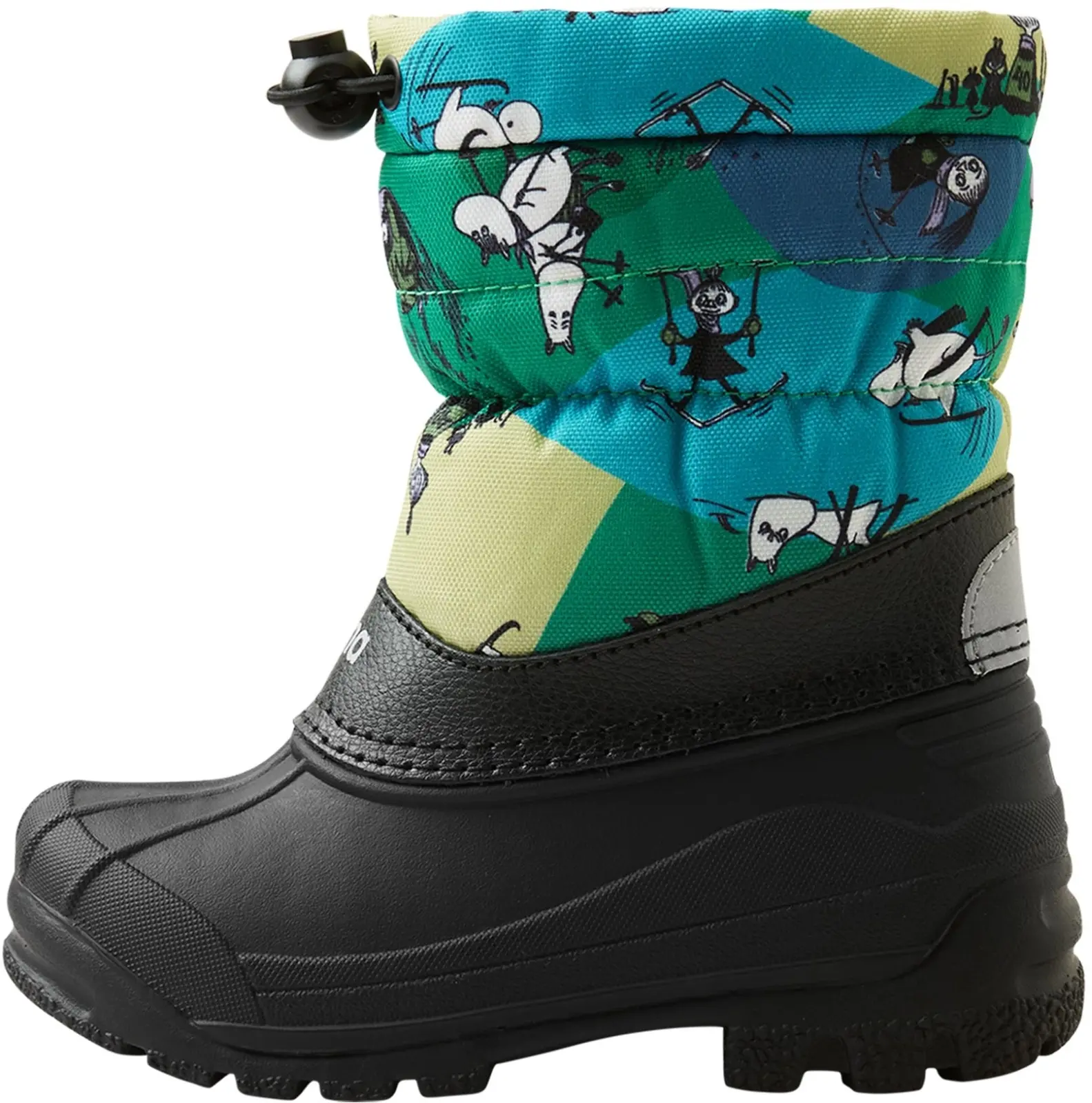 Dětské zimní boty Reima Moomin Nefar - Enchanted Green 32