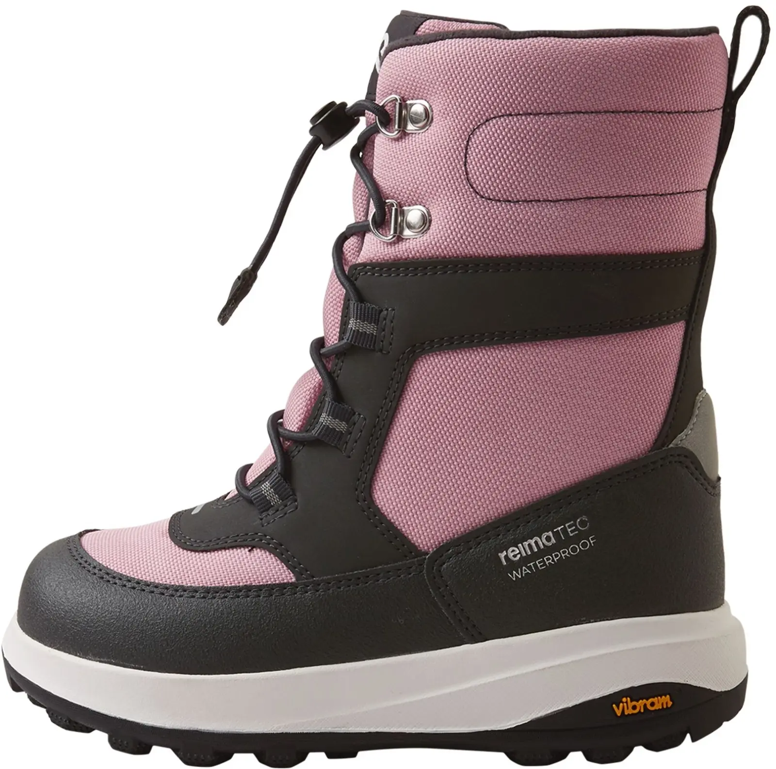 Dětské zimní boty s membránou Reima Laplander 2.0 - Grey Pink 38