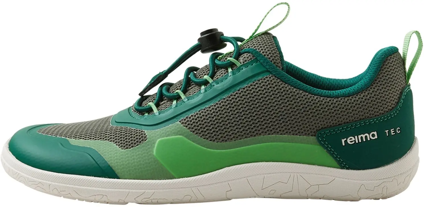 Dětské barefoot boty s membránou Reima Tallustelu - Greyish green 39