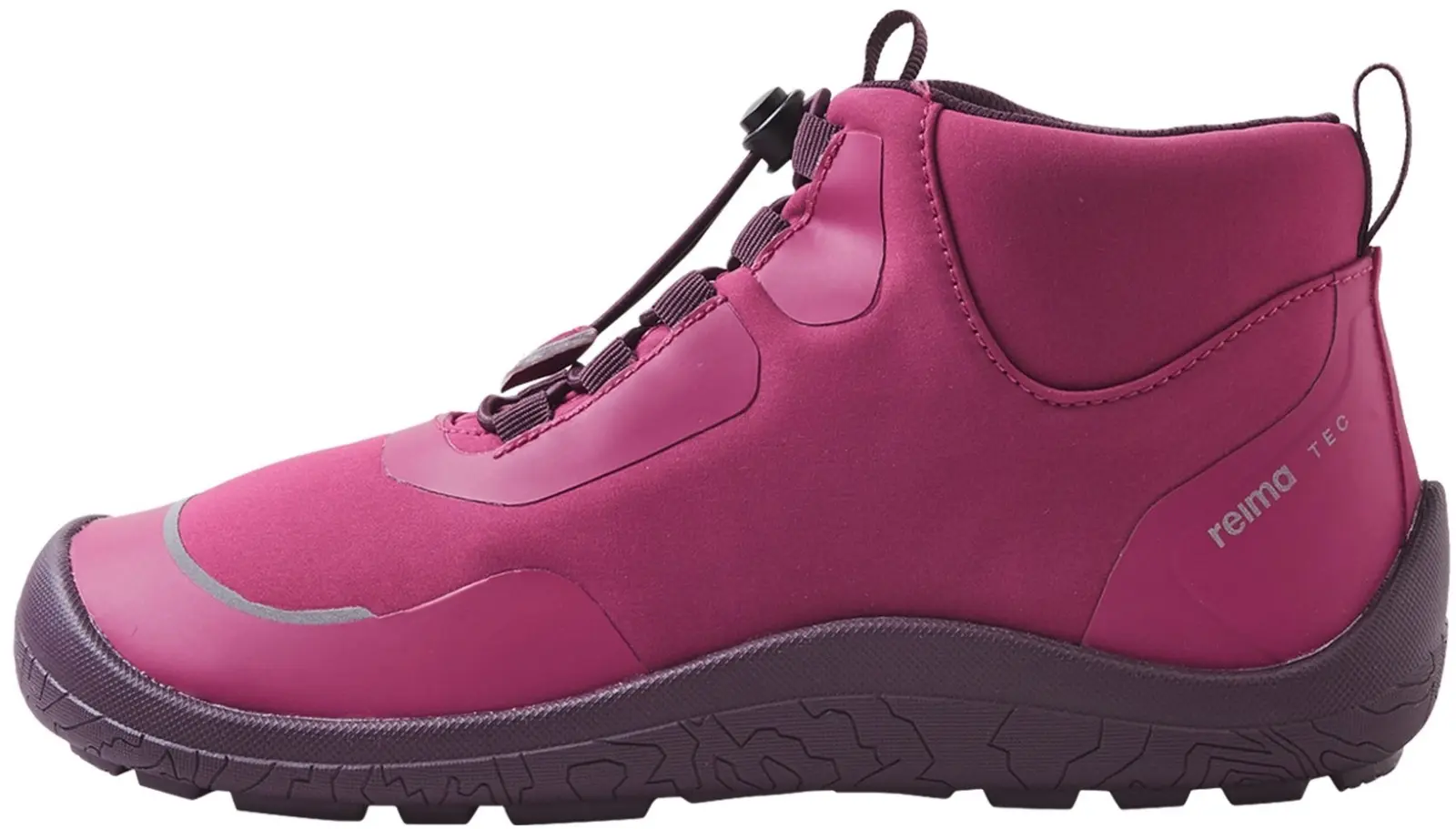 Dětské barefoot boty s membránou Reima Loikkii - Cool Burgundy 40