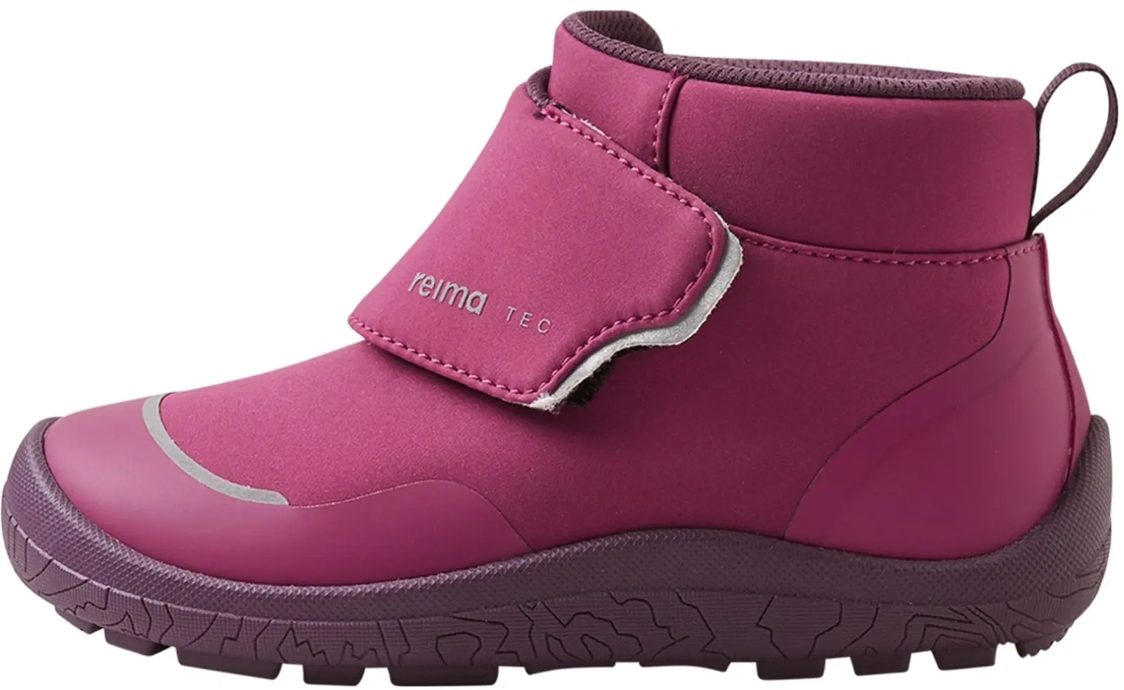Dětské barefoot boty s membránou Reima Hyppii - Cool burgundy 29