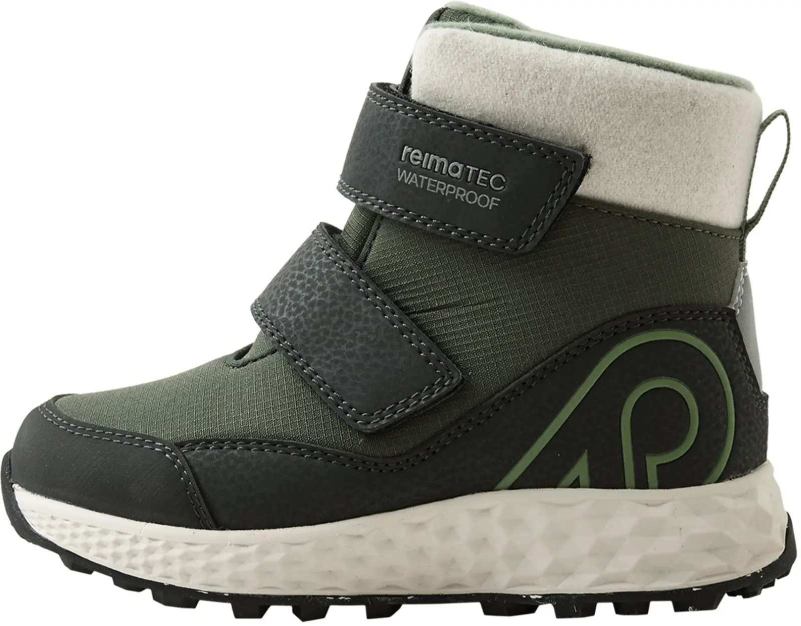 Dětské boty s membránou Reima Hallava - Thyme green 24