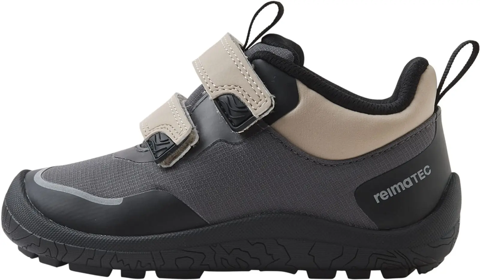 Dětské barefoot boty s membránou Reima Viikari - Soft black 22
