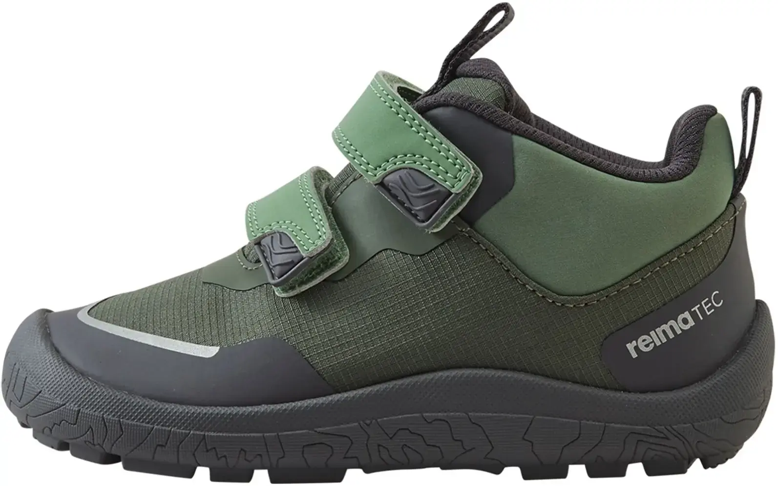 Dětské barefoot boty s membránou Reima Viikari - thyme green 25