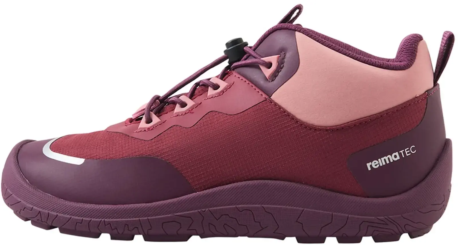 Dětské barefoot boty s membránou Reima Sankari - maroon 35