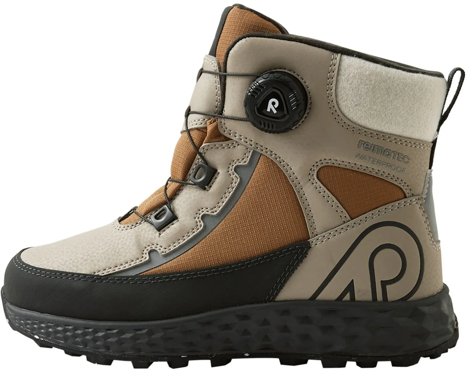 Dětské boty s membránou Reima Hallava Quicklock - Earthy Beige 33
