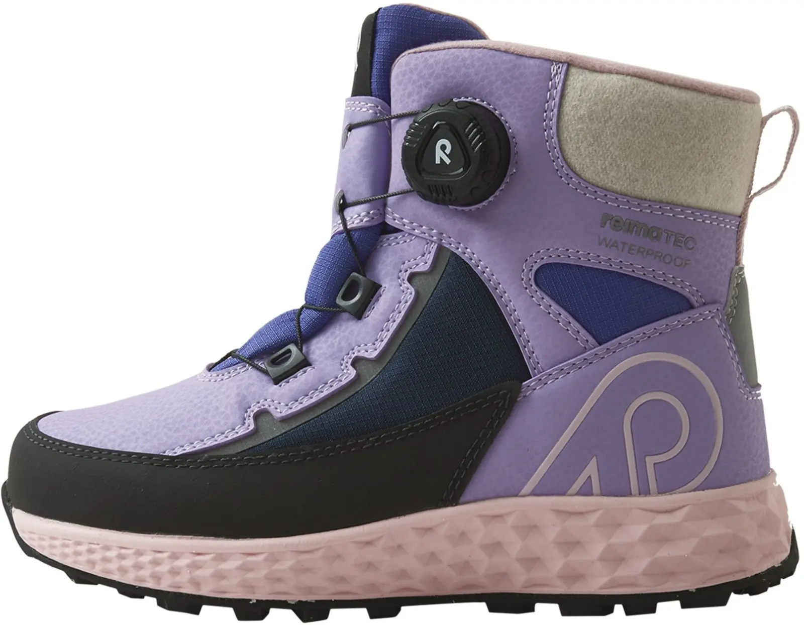 Dětské boty s membránou Reima Hallava Quicklock - Blooming Lilac 38