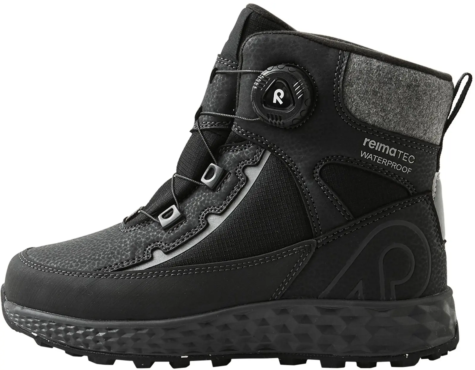 Dětské boty s membránou Reima Hallava Quicklock - Black 28