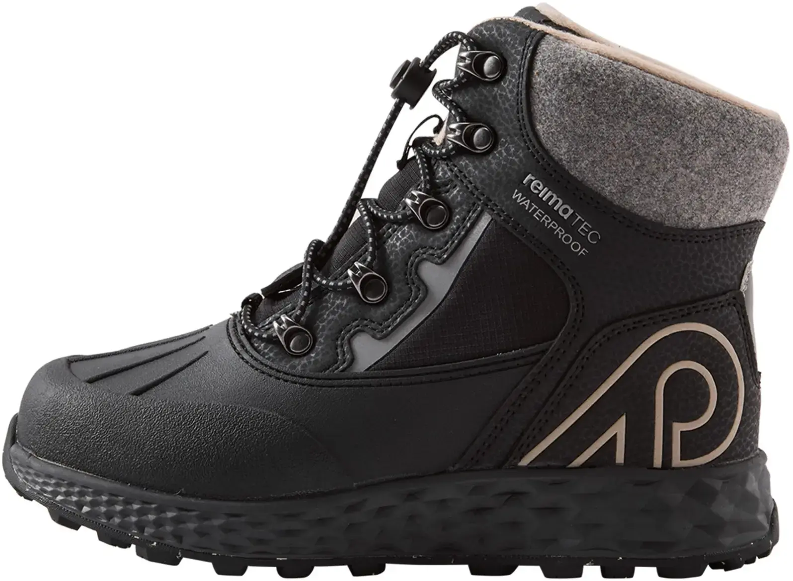 Dětské boty s membránou Reima Hallava Lace - black 37