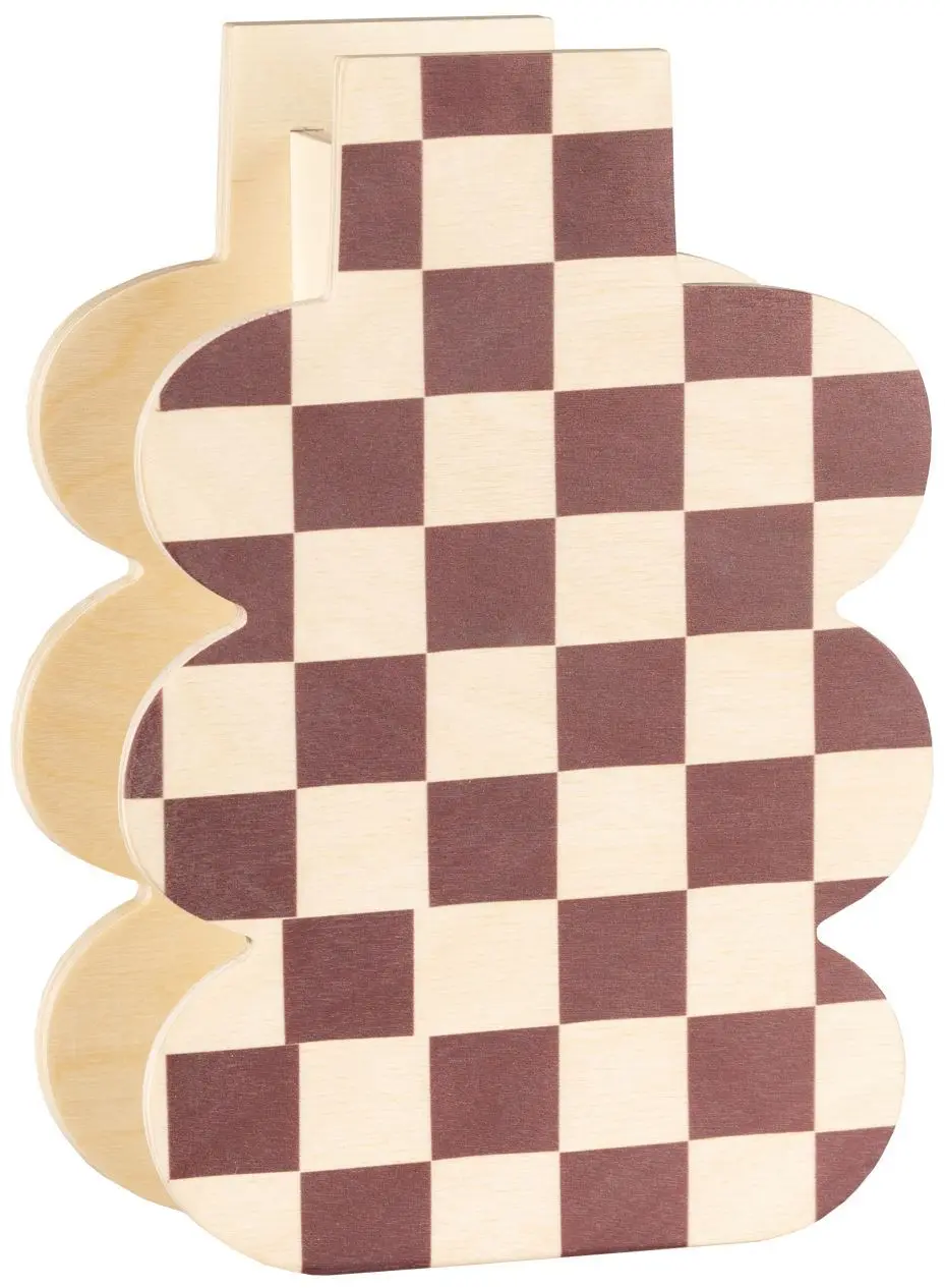 Váza z překližky Milin Check Mate uni